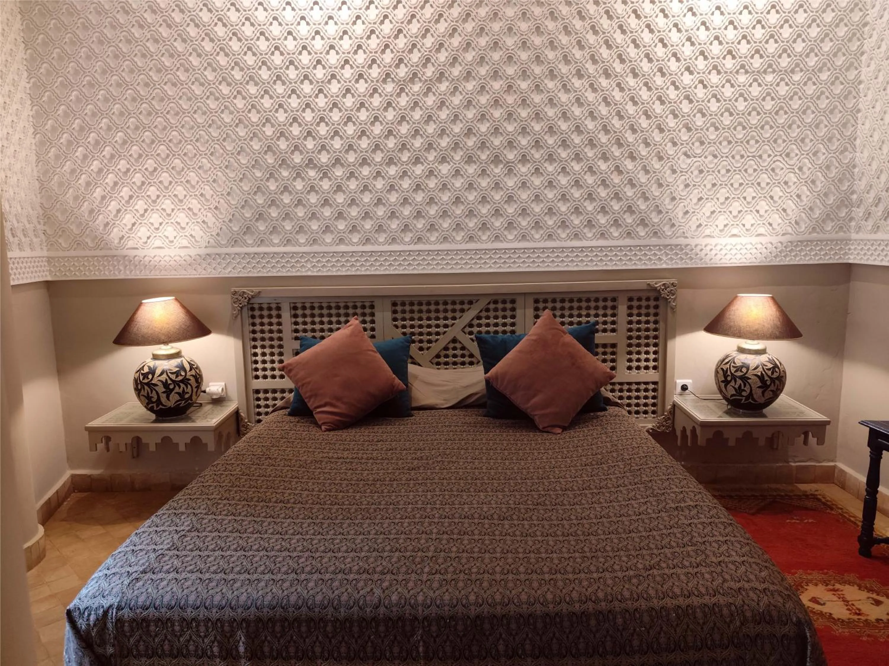 Bed in Riad Dar Saad - Hammam & Spa