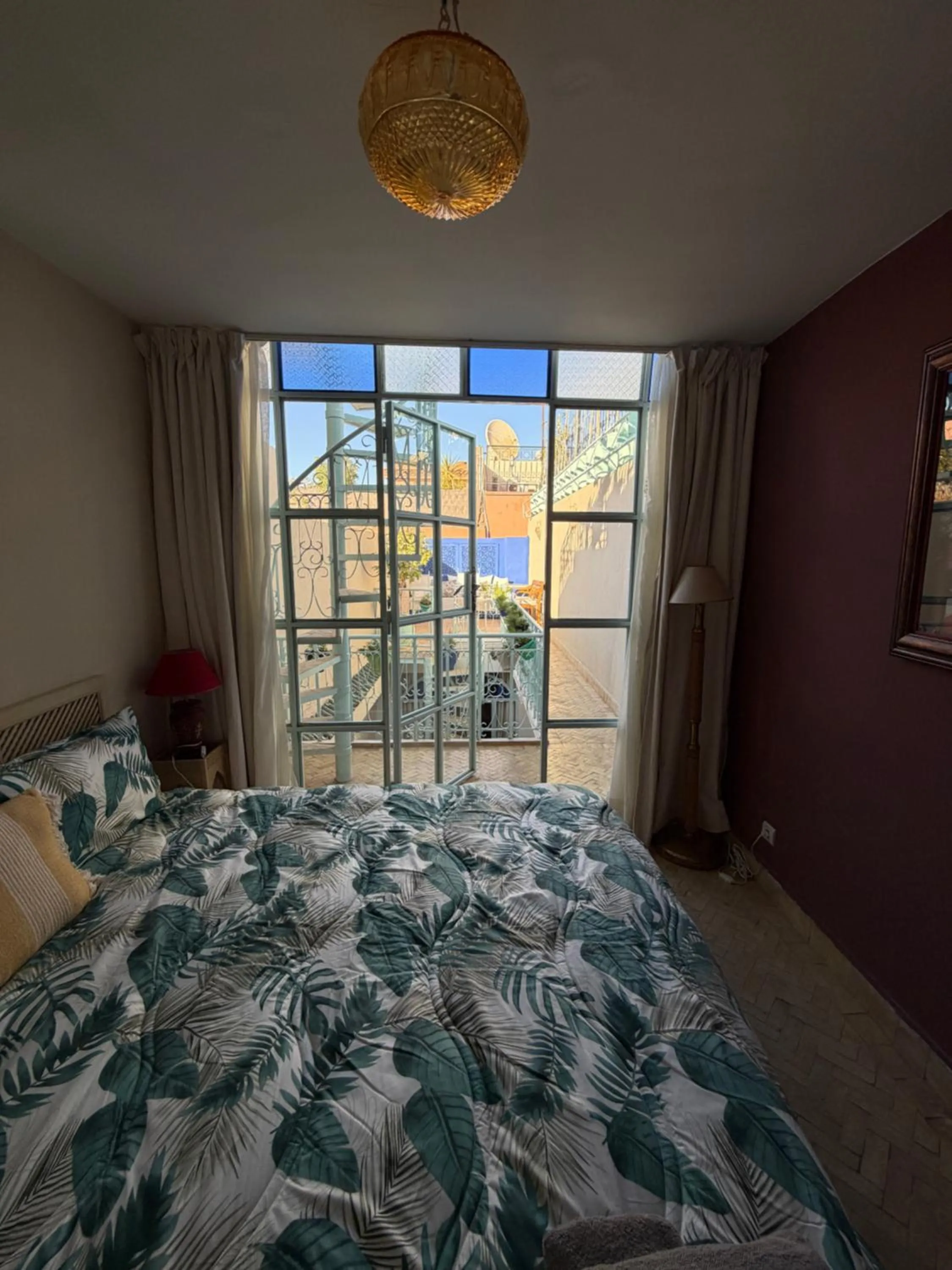 Bed in Riad Dar Saad - Hammam & Spa