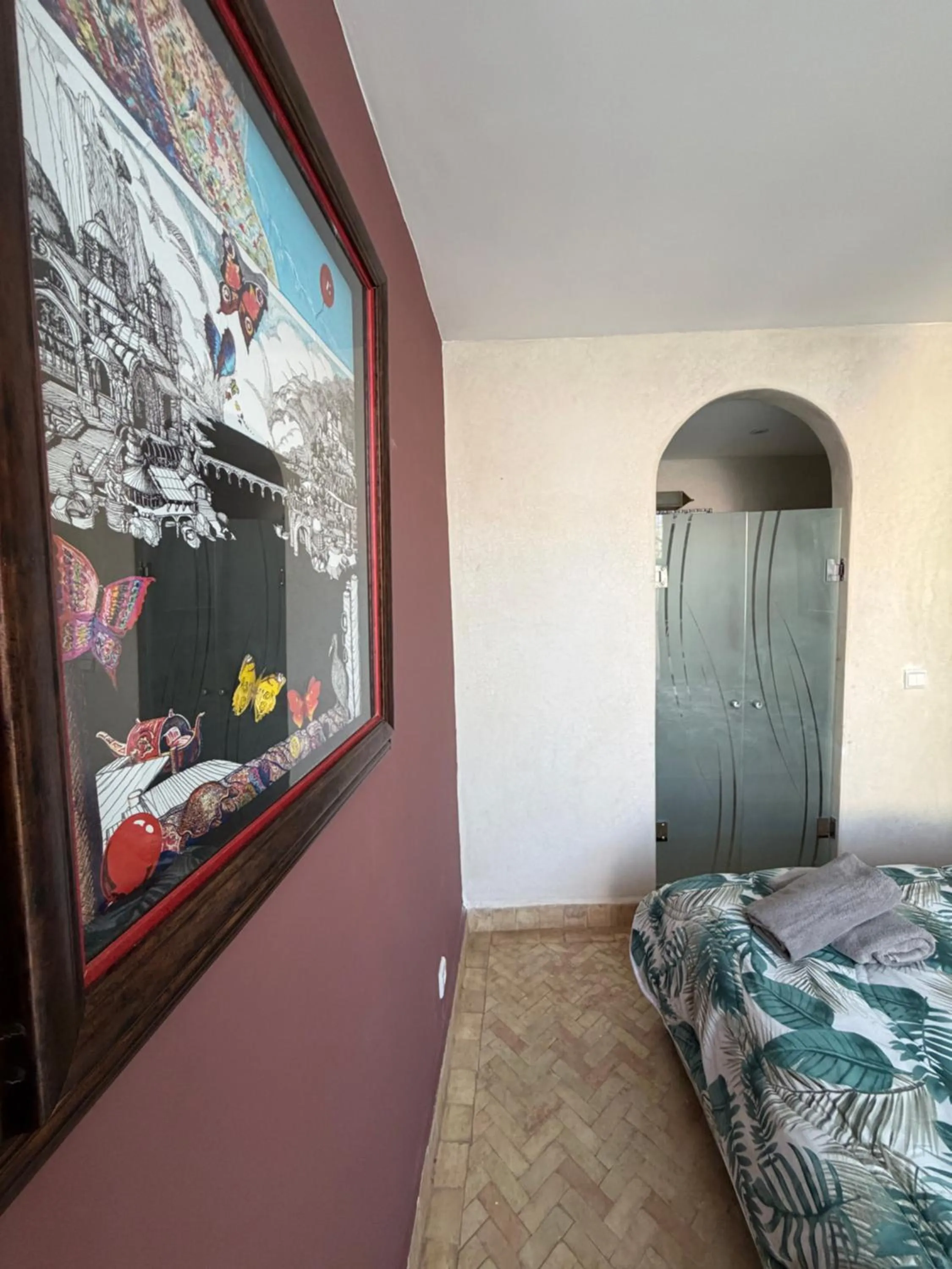 Bed in Riad Dar Saad - Hammam & Spa