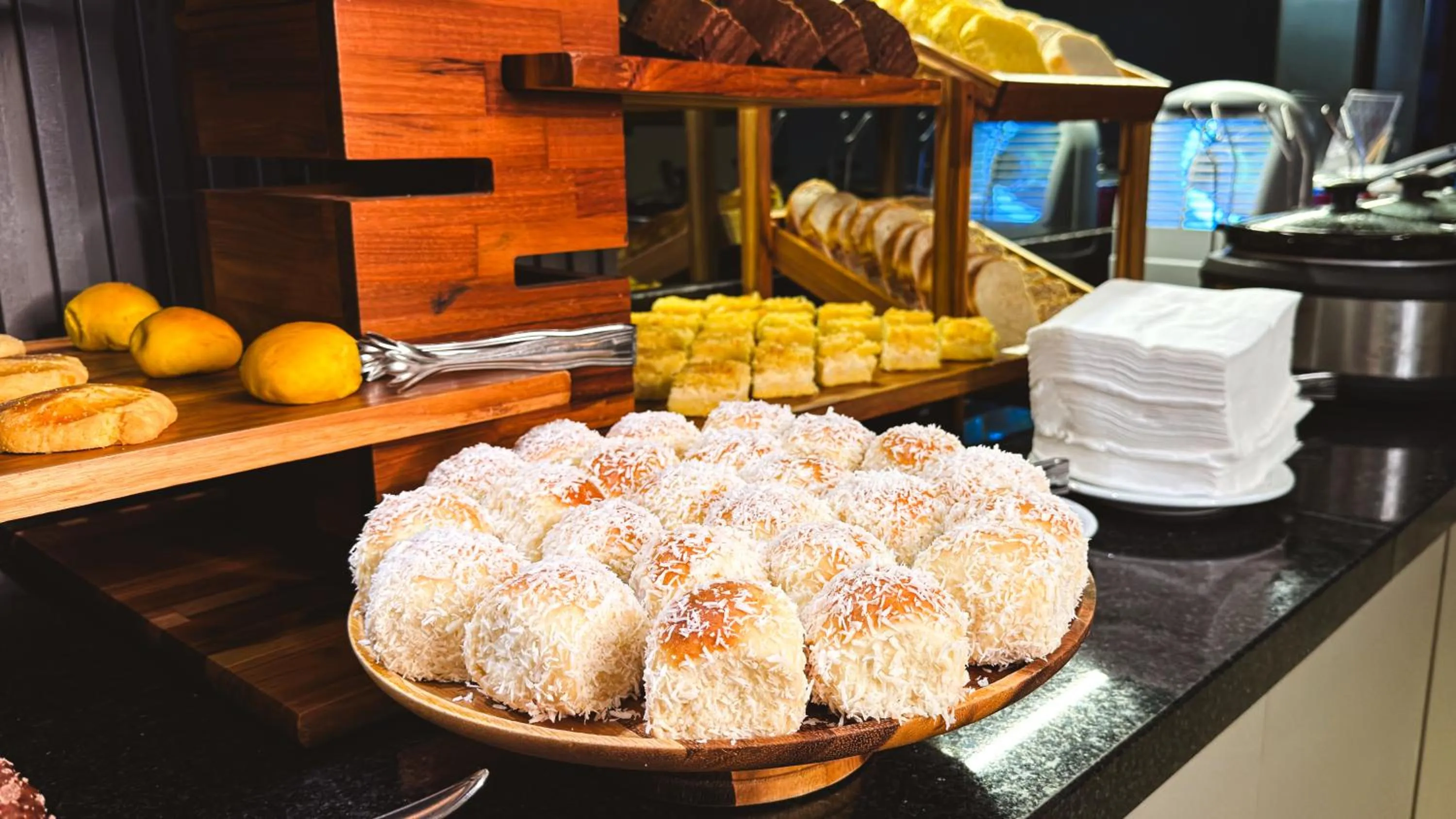 Buffet breakfast in HD Plaza Hotel