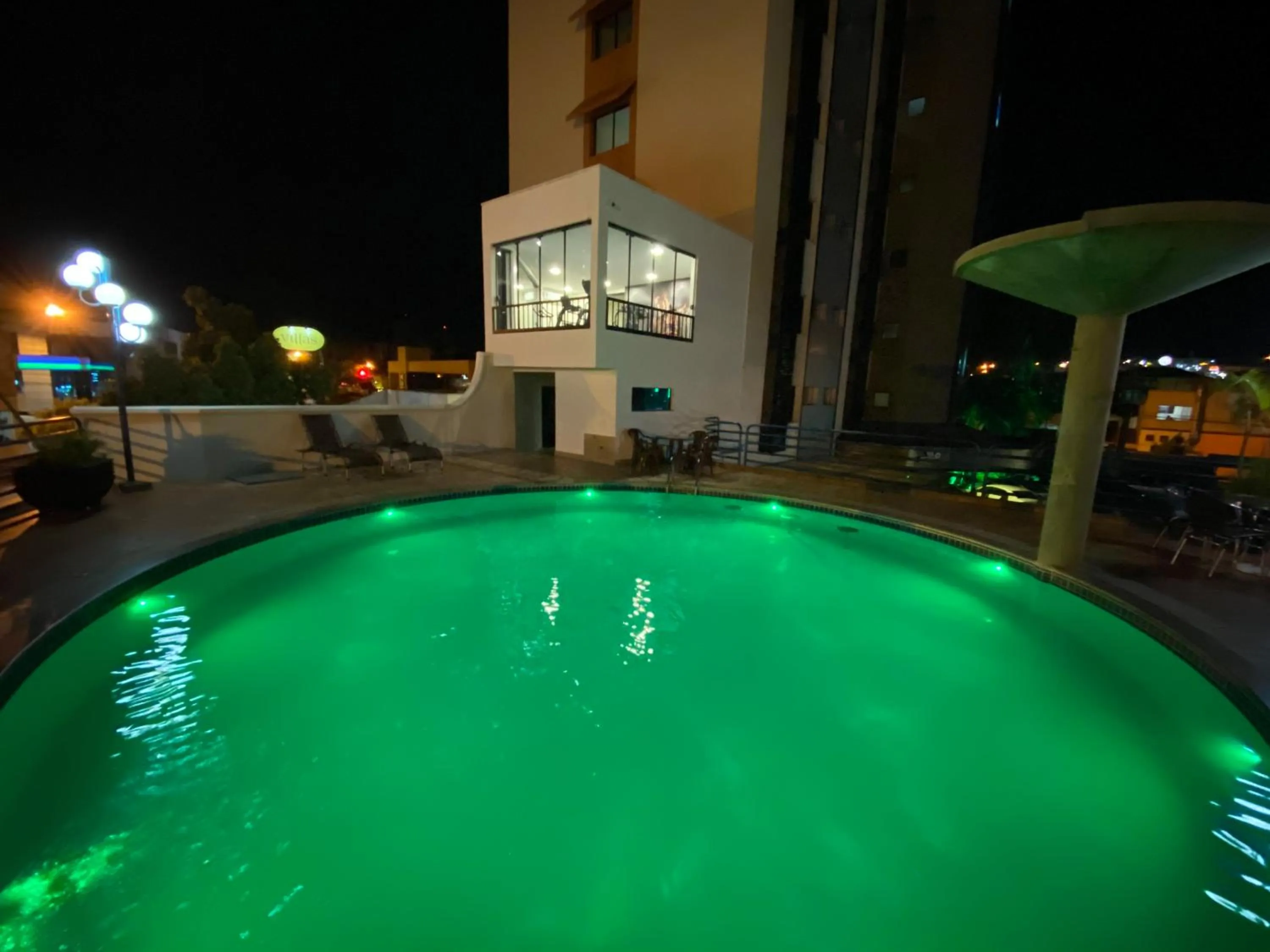 Pool view in HD Plaza Hotel