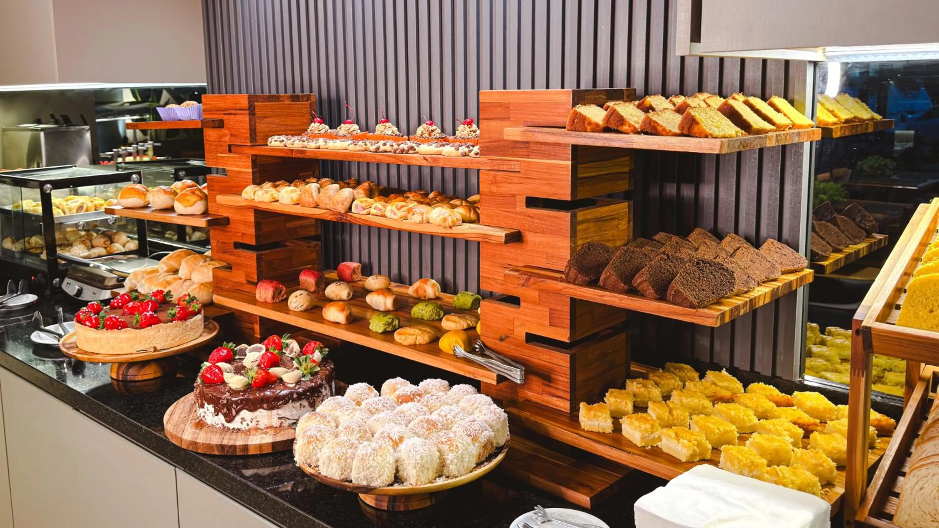 Buffet breakfast in HD Plaza Hotel