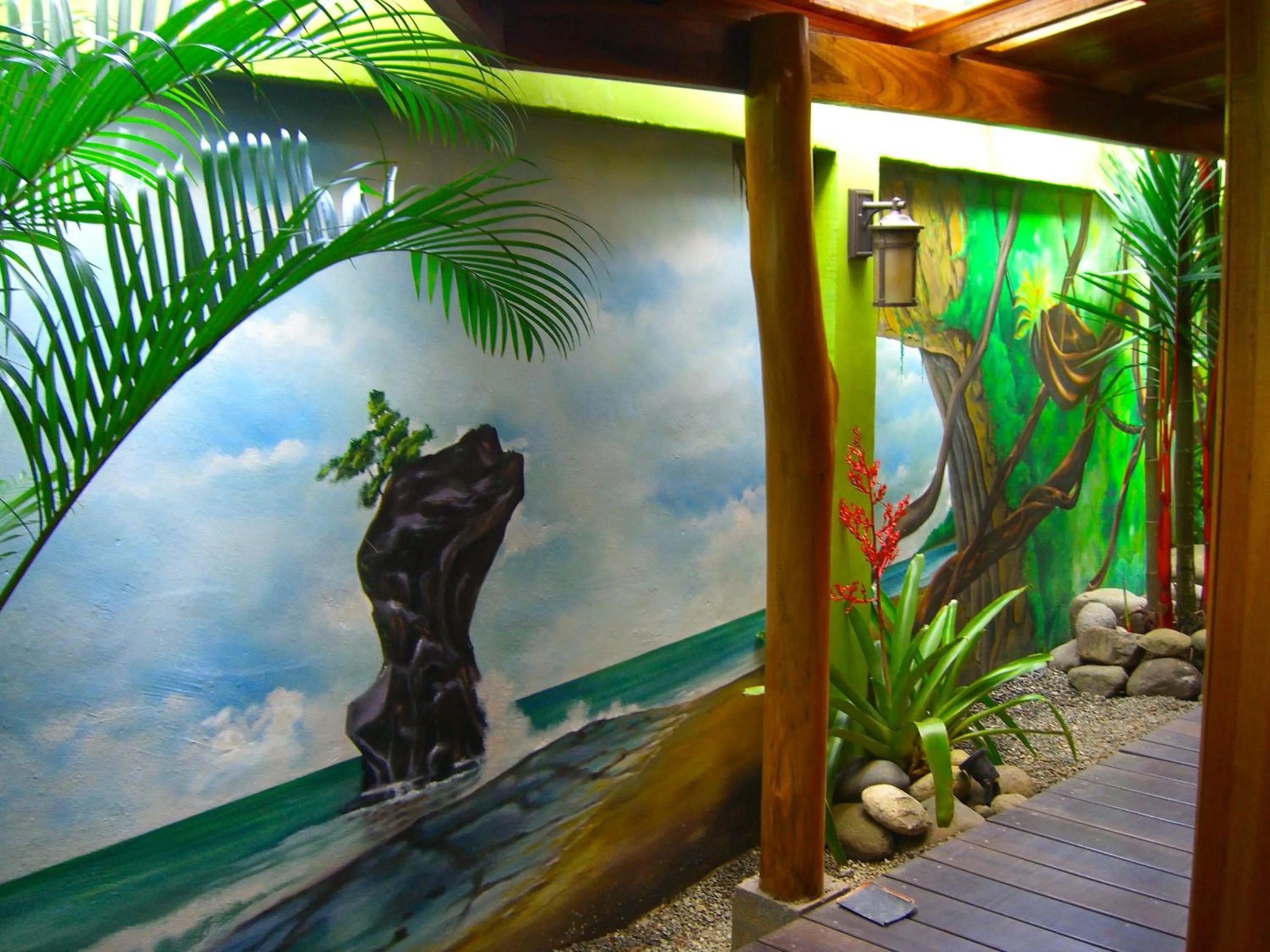 Garden in Physis Caribbean Bed & Breakfast