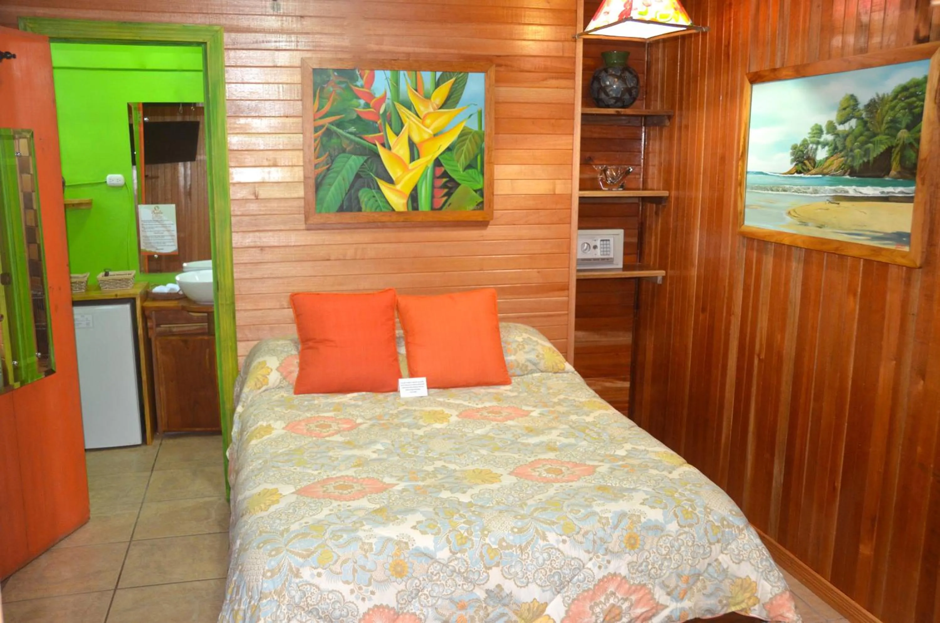 Bed in Physis Caribbean Bed & Breakfast