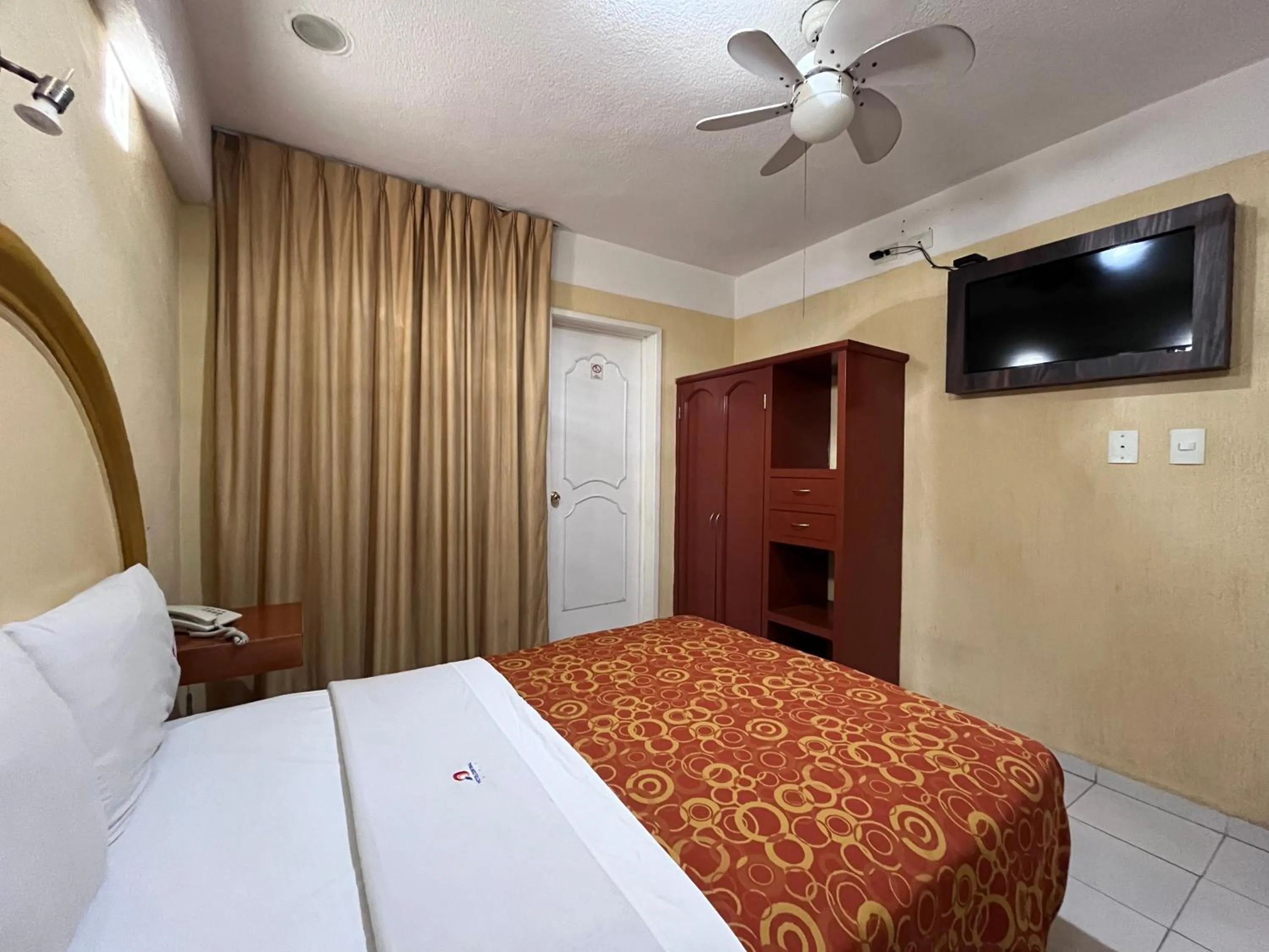 Bed in Hotel Central Puebla