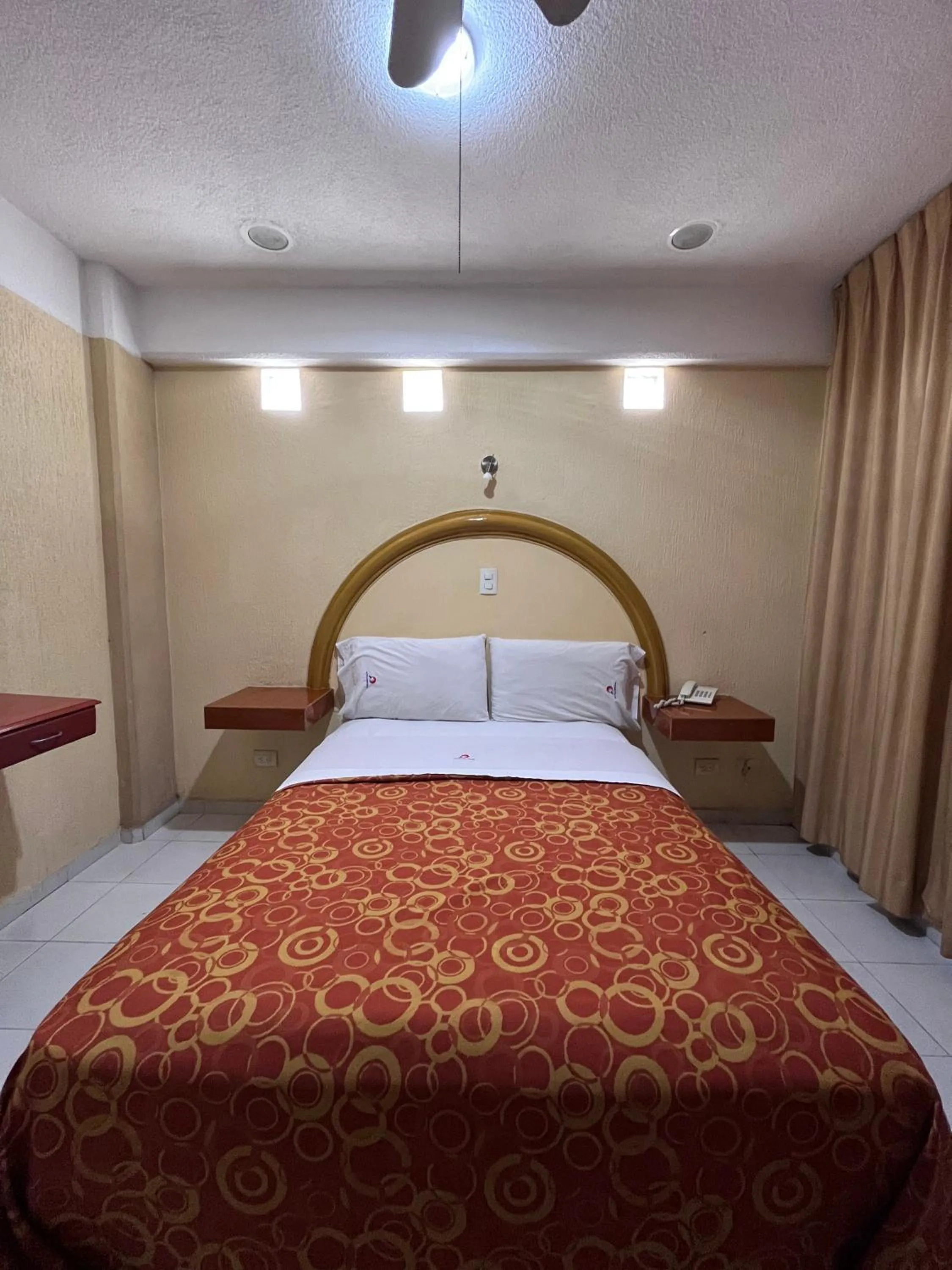 Bed in Hotel Central Puebla