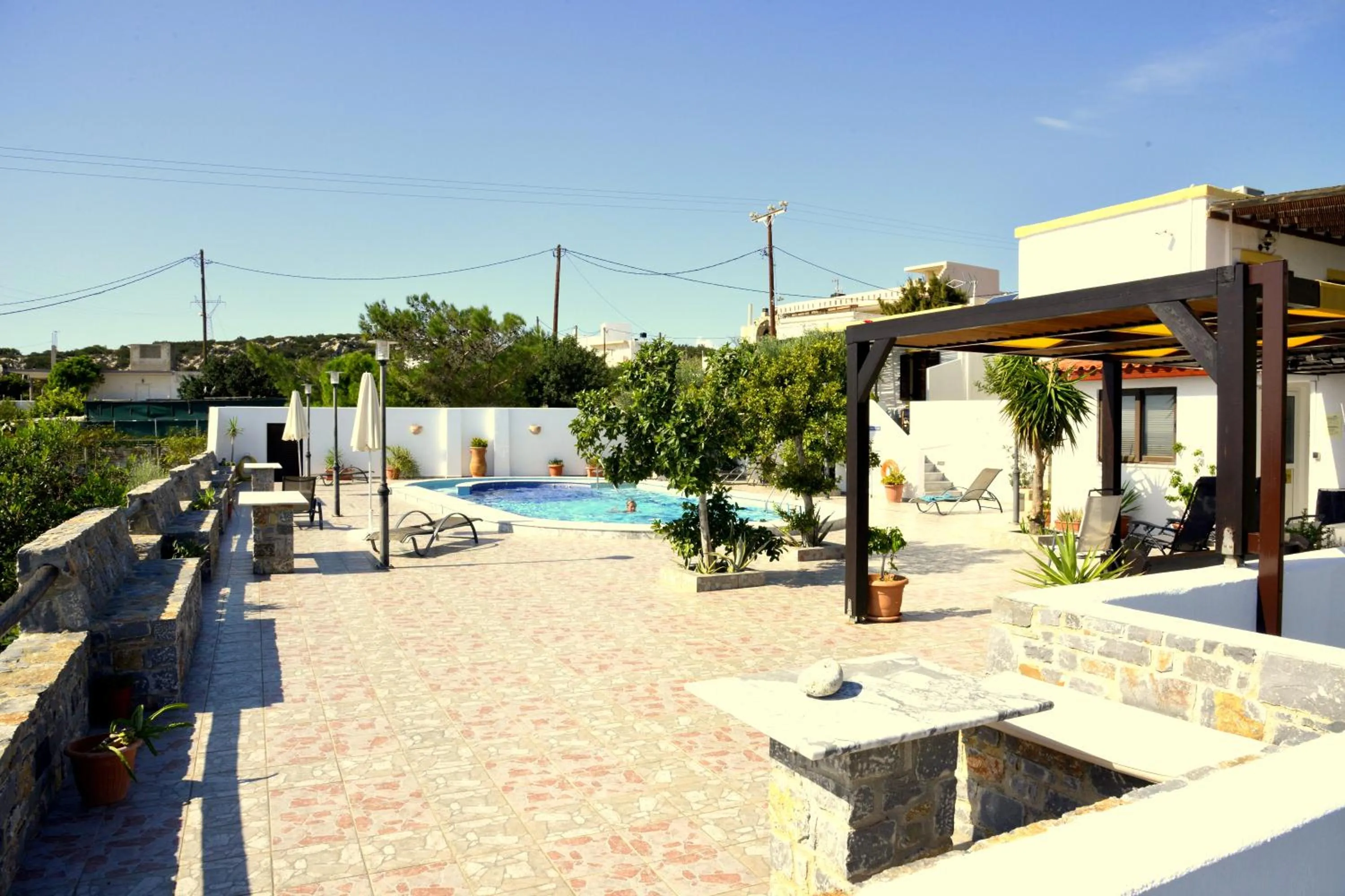 Swimming pool in Filoxenia Villa