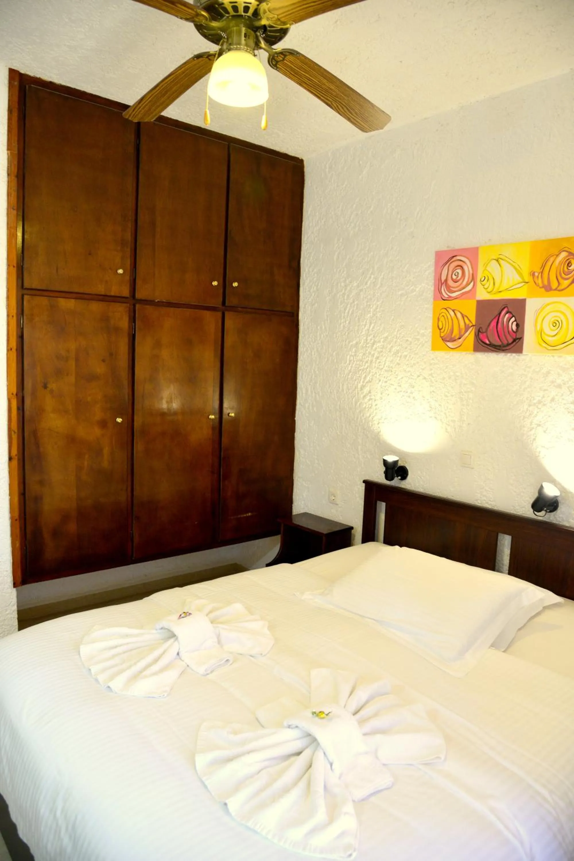 Bedroom, Bed in Filoxenia Villa