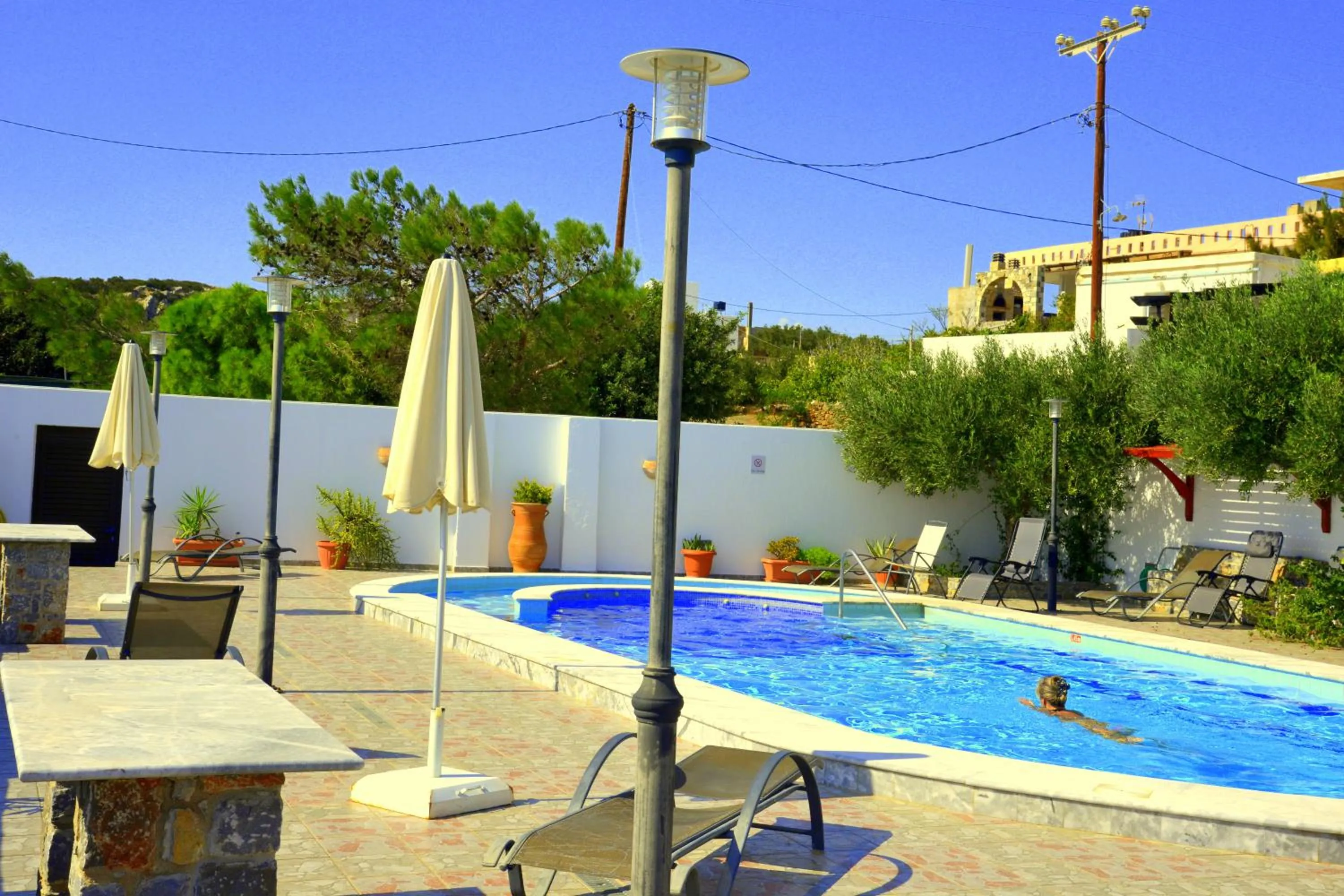Swimming pool in Filoxenia Villa