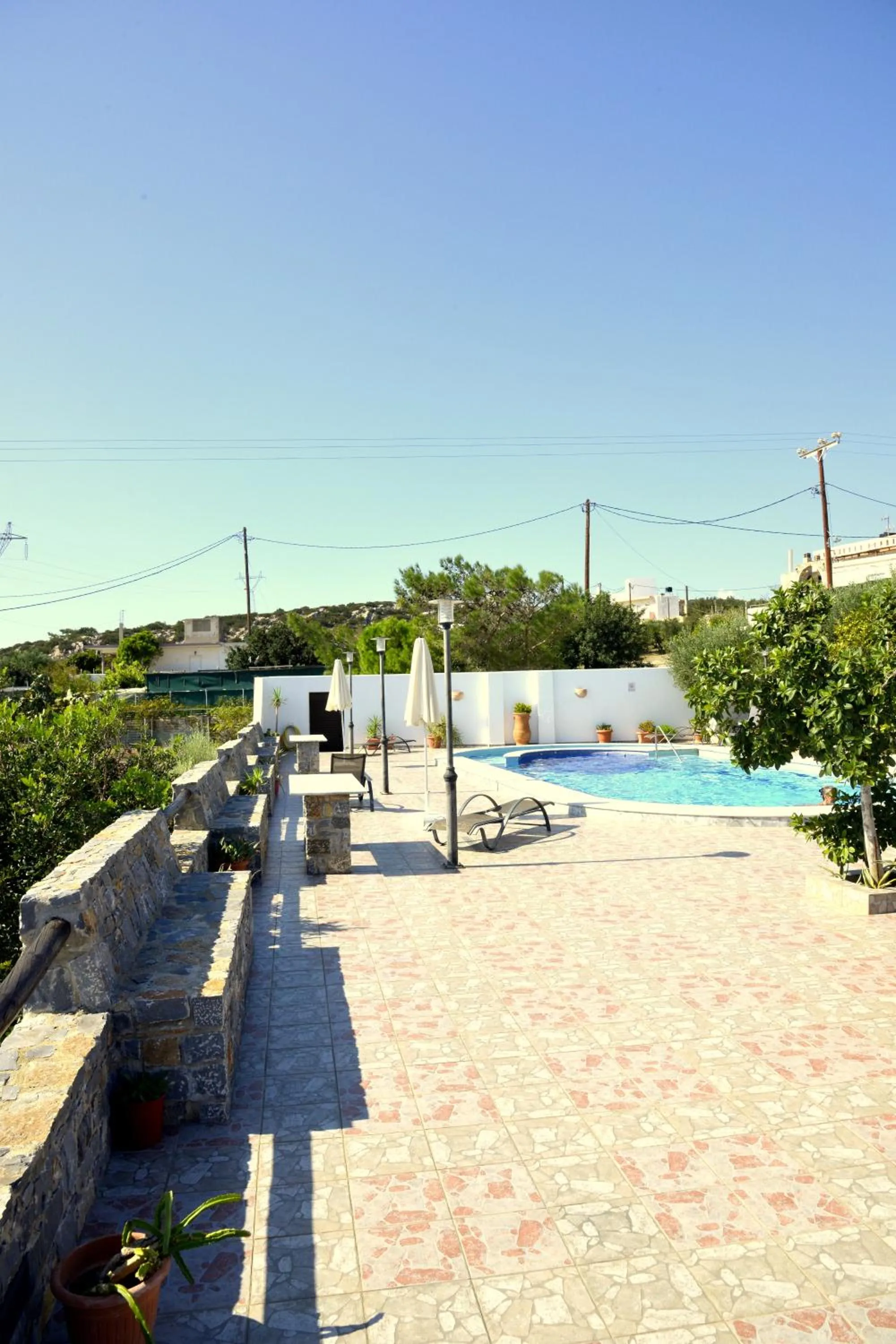 Swimming pool in Filoxenia Villa