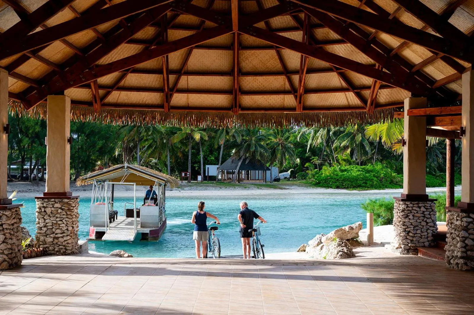 Facade/entrance in Aitutaki Lagoon Private Island Resort (Adults Only)