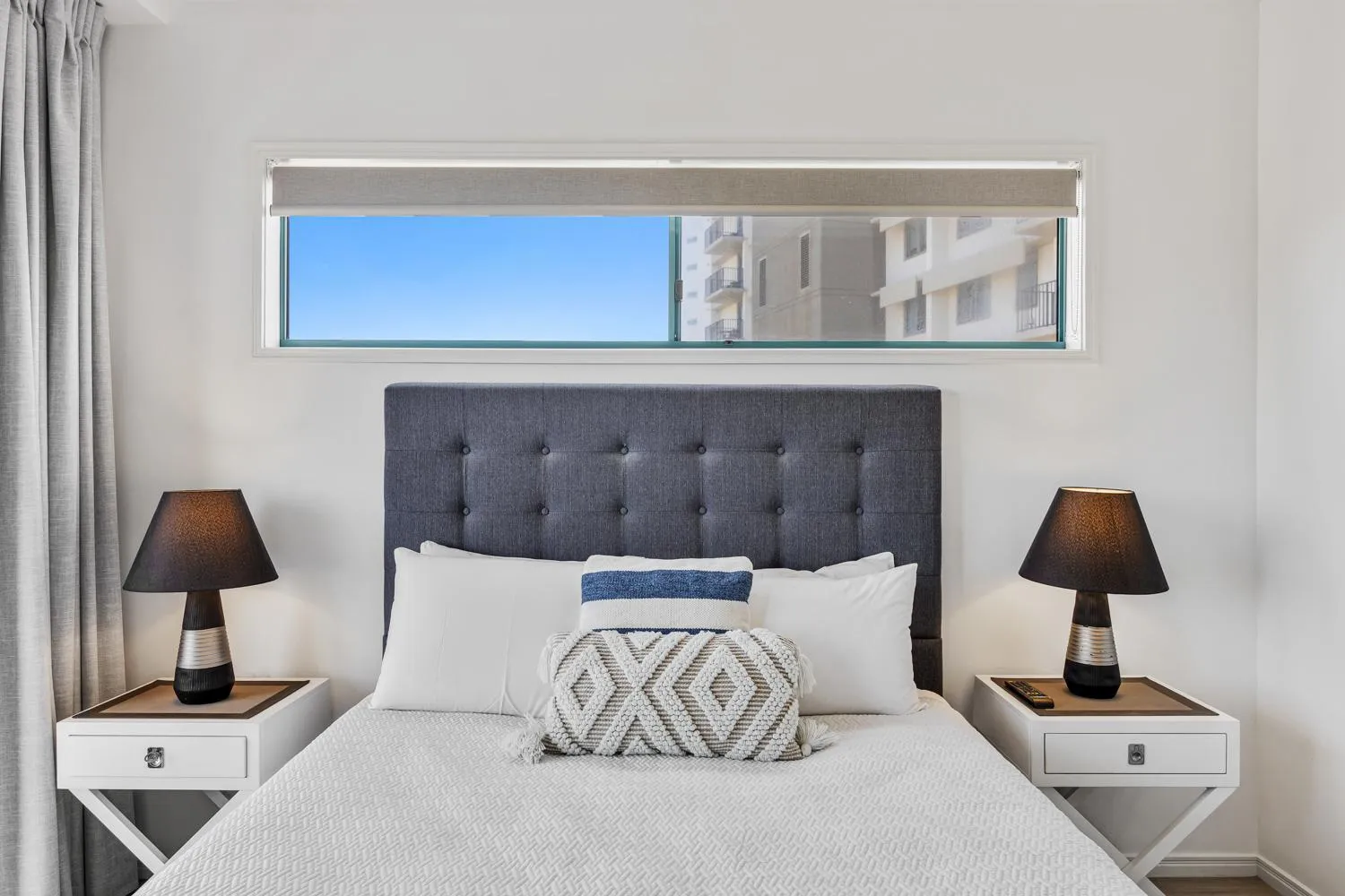 Bed in Sunshine Towers Boutique Apartments