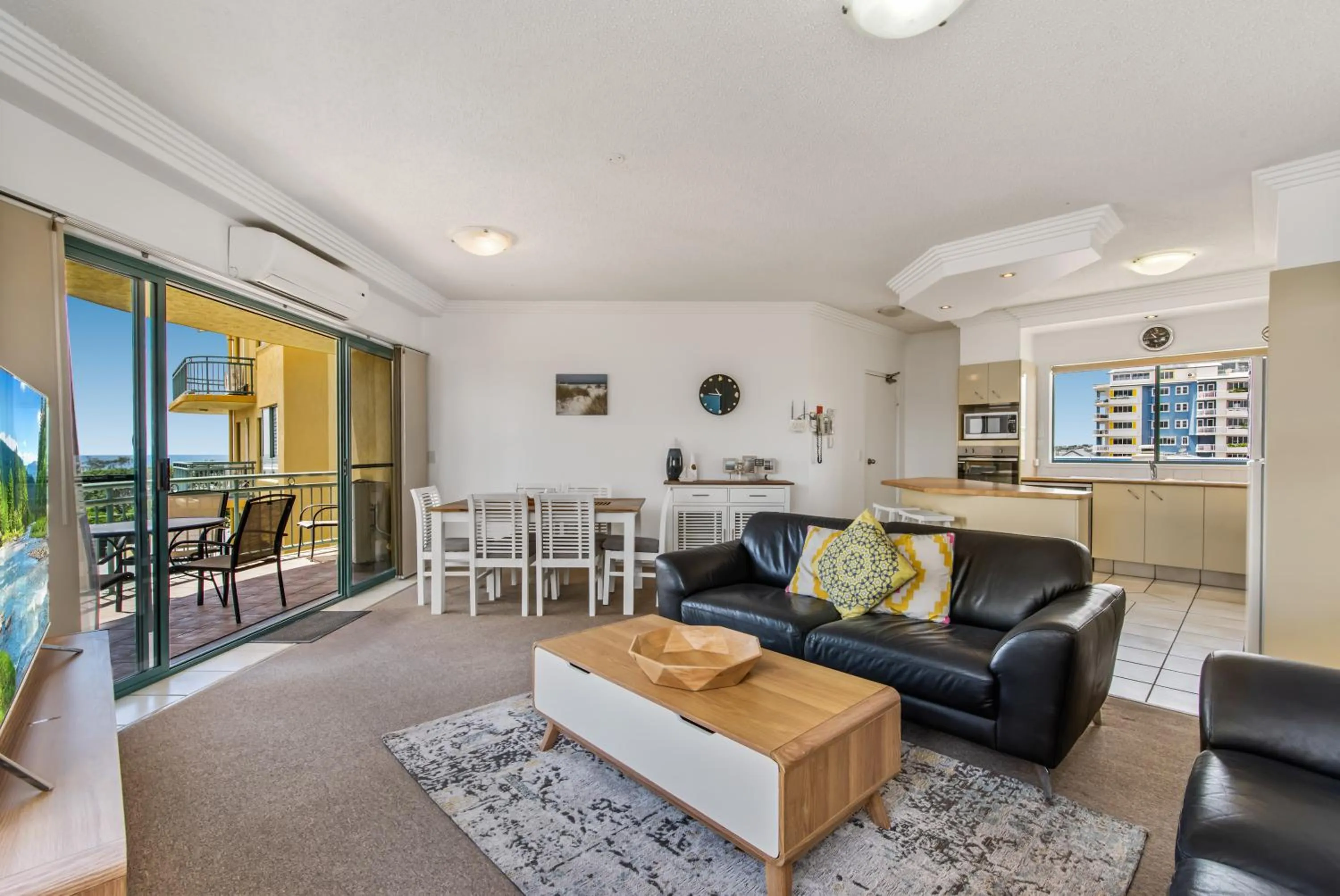 Living room in Sunshine Towers Boutique Apartments