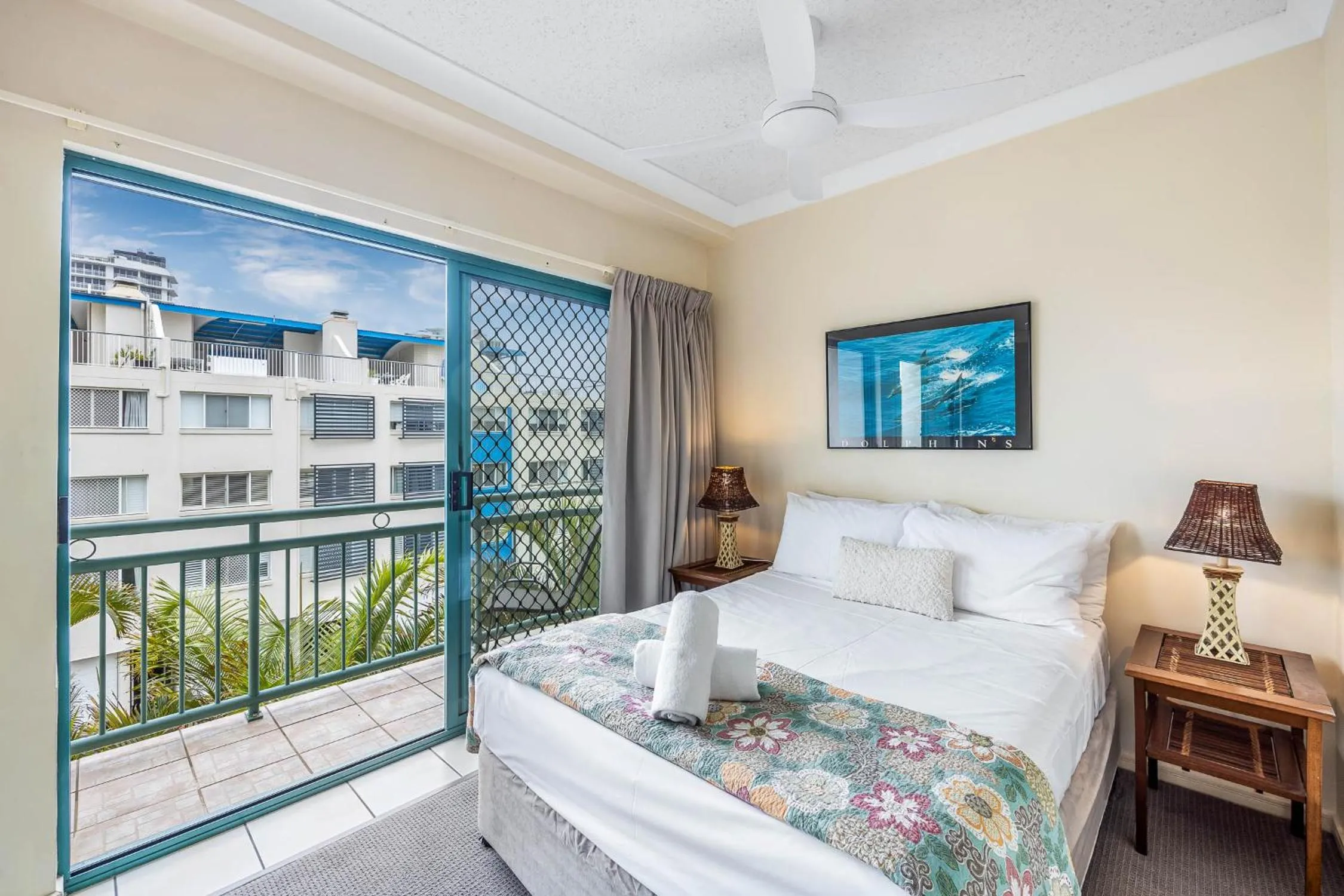 Bed in Sunshine Towers Boutique Apartments