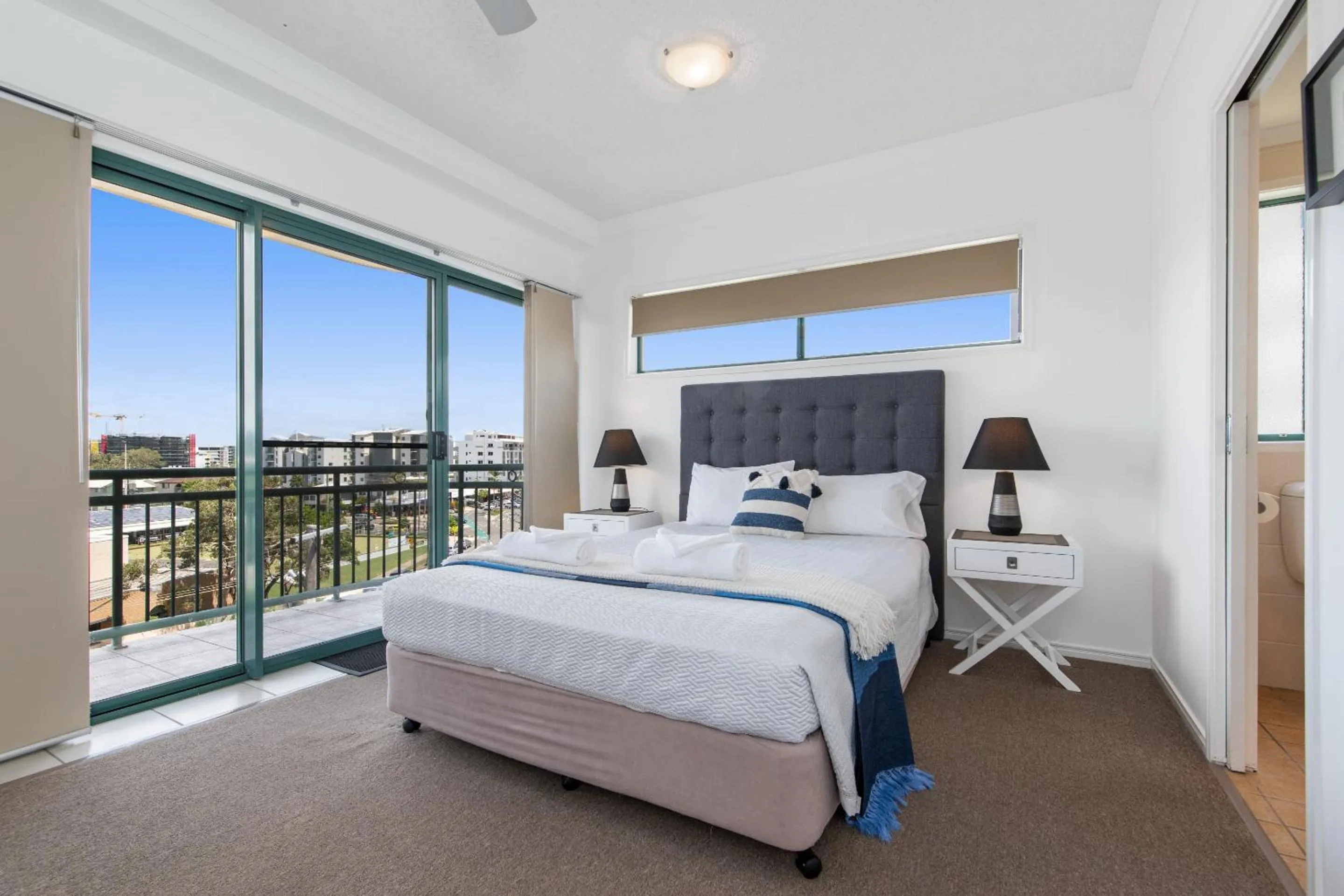 Bed in Sunshine Towers Boutique Apartments