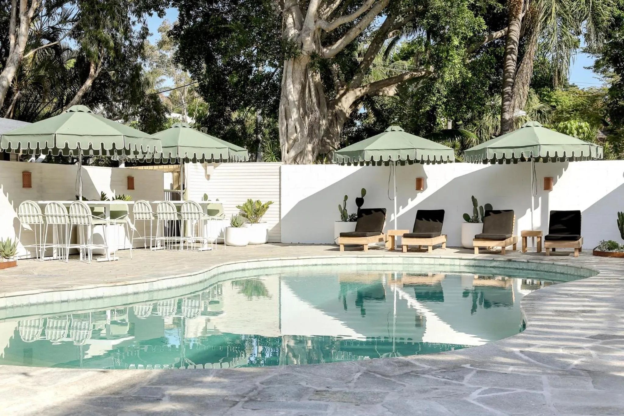 Swimming pool in Wake Up! Byron Bay