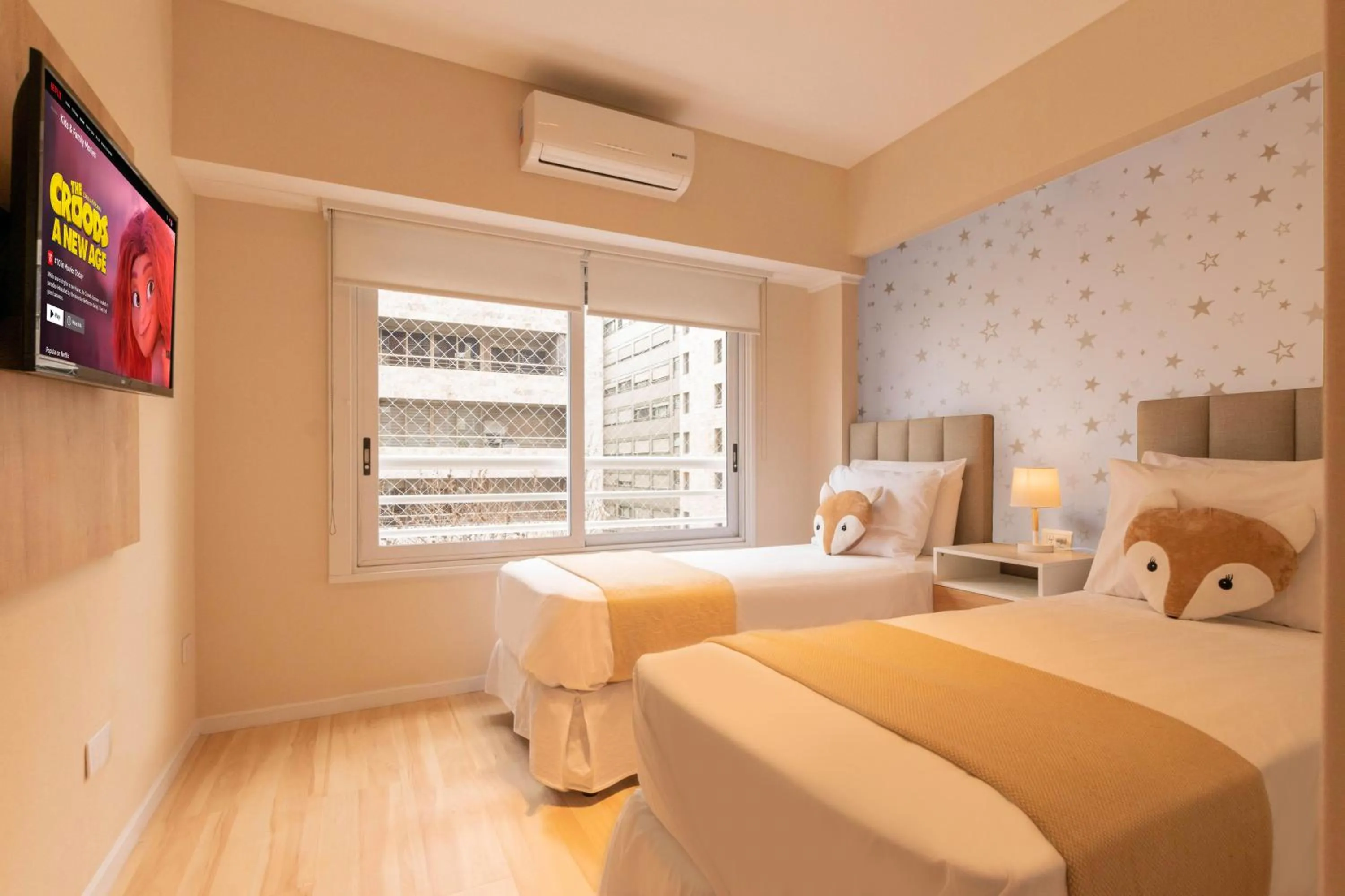 Bed in Modern Apartments in Puerto Madero