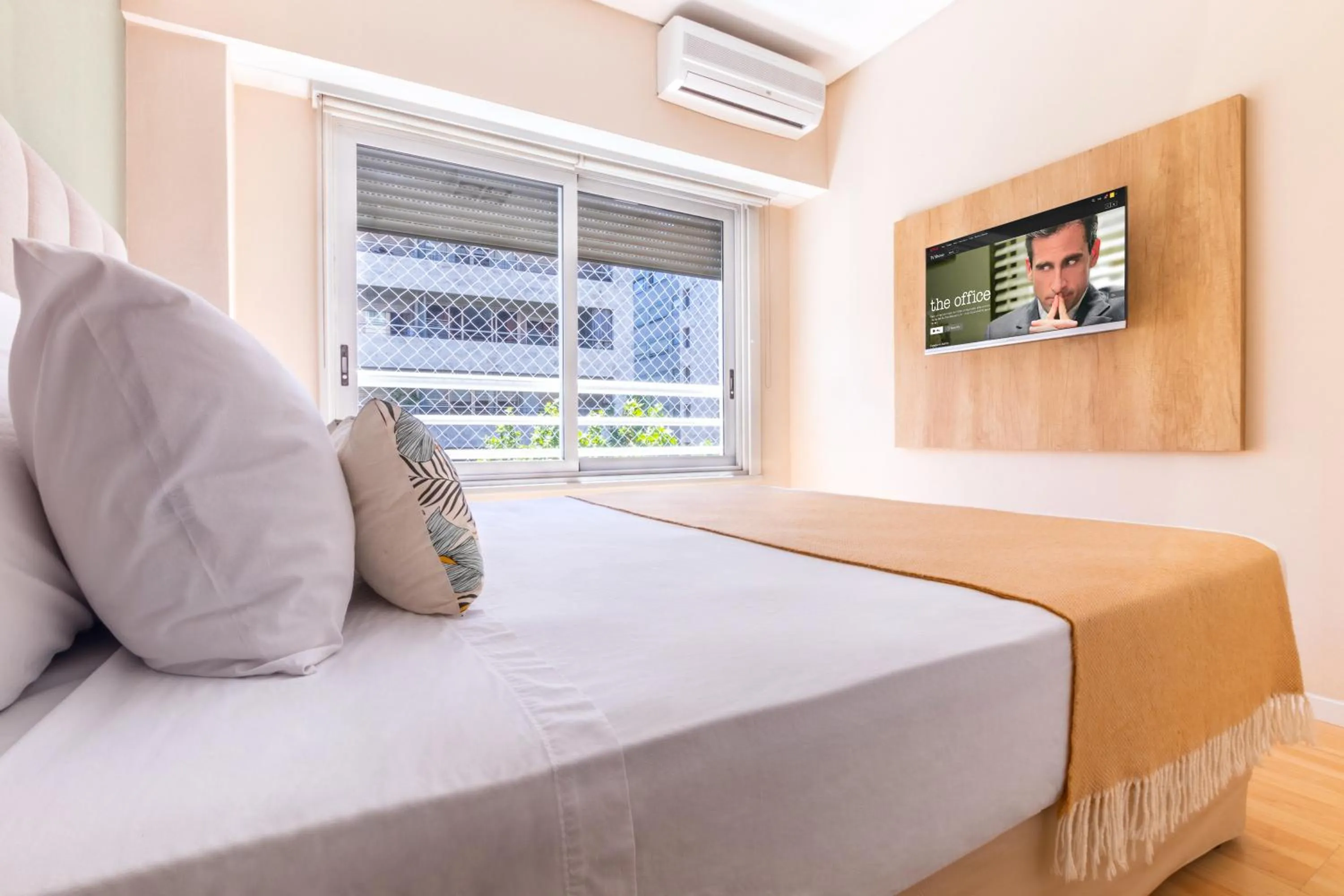 Bed in Modern Apartments in Puerto Madero