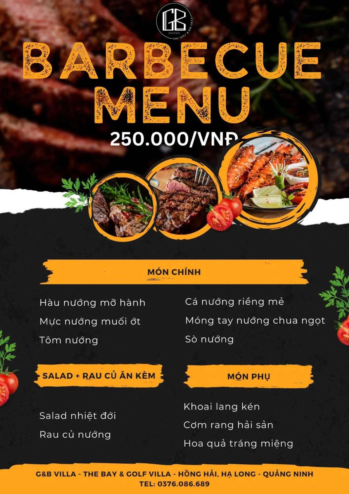 Restaurant/places to eat in Green Pearl Villa Ha Long