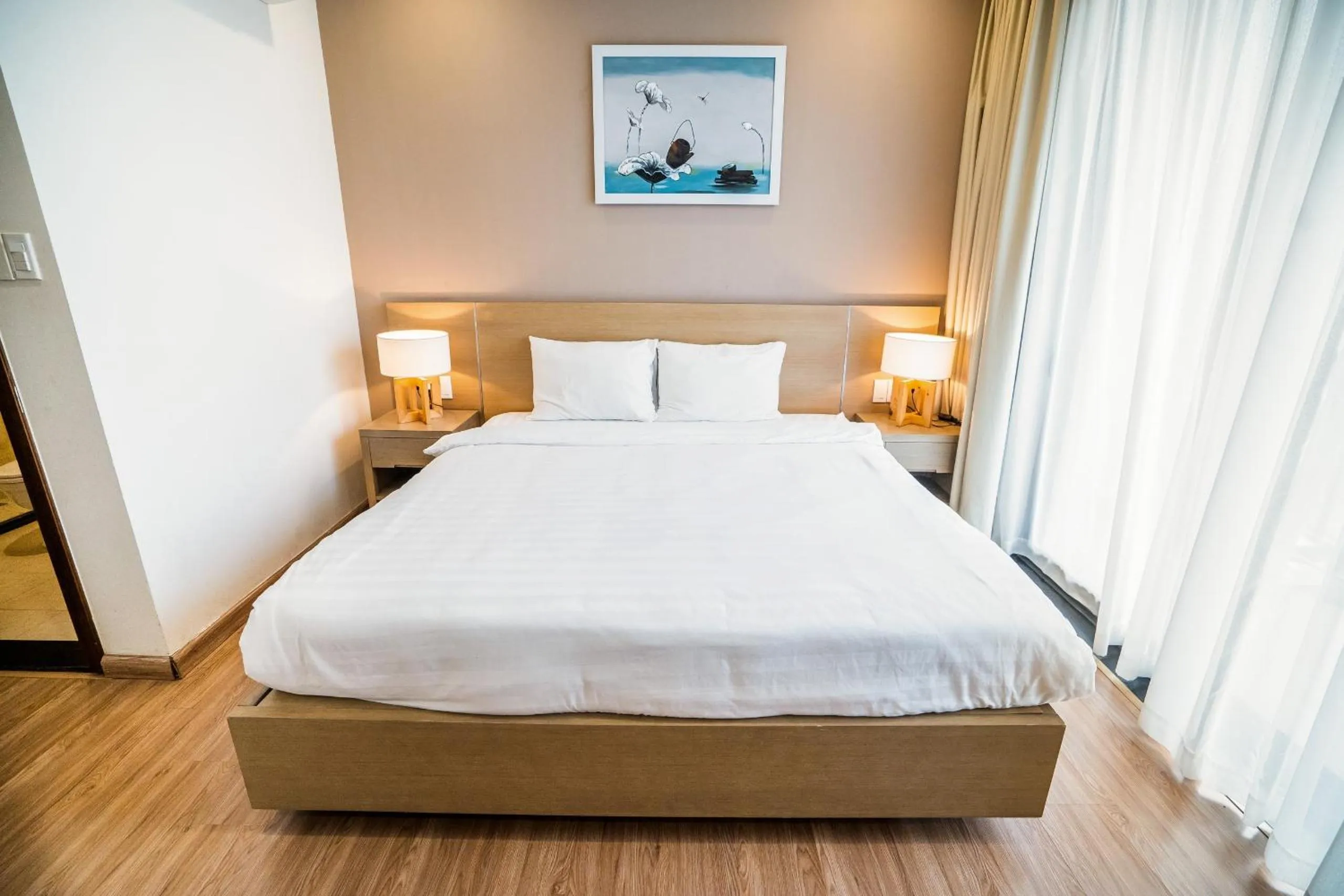 Bed in Green Pearl Villa Ha Long