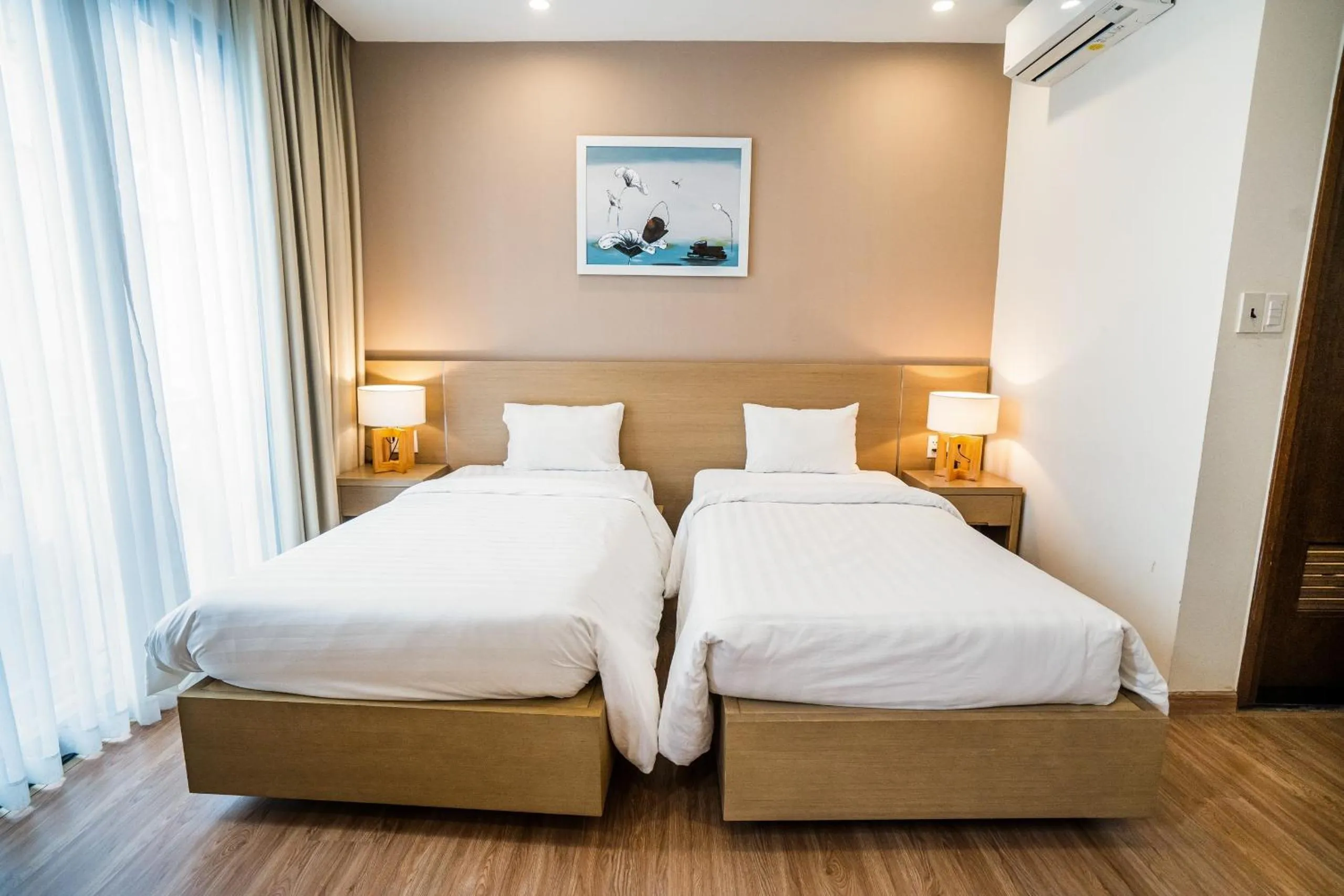 Bed in Green Pearl Villa Ha Long