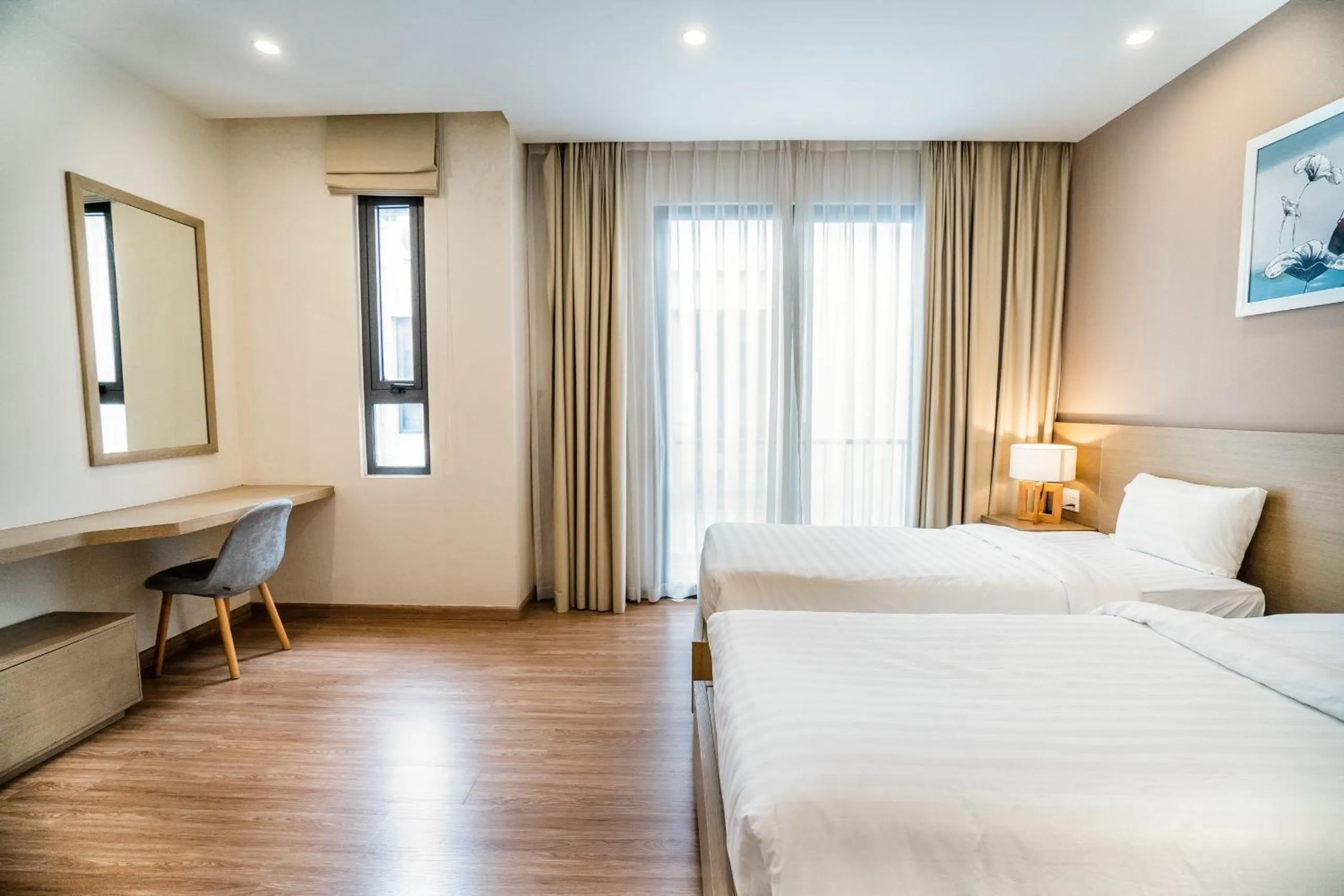 Bed in Green Pearl Villa Ha Long