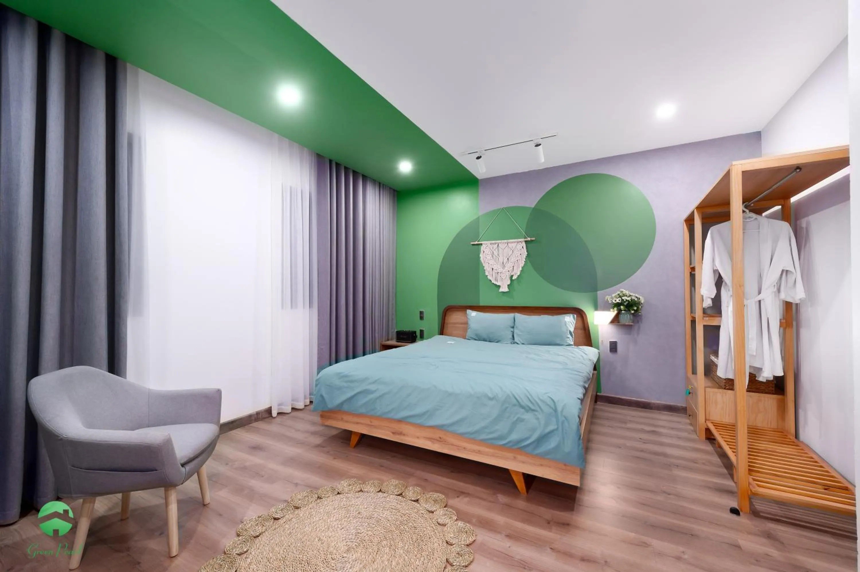 Bed in Green Pearl Villa Ha Long