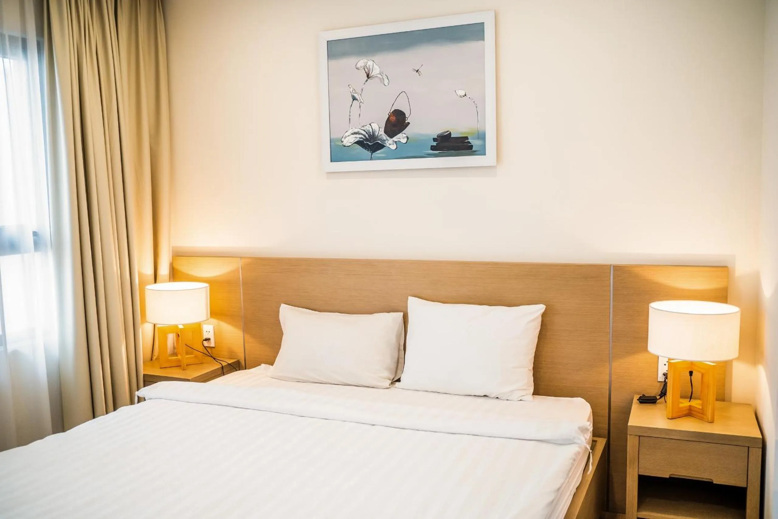 Bed in Green Pearl Villa Ha Long