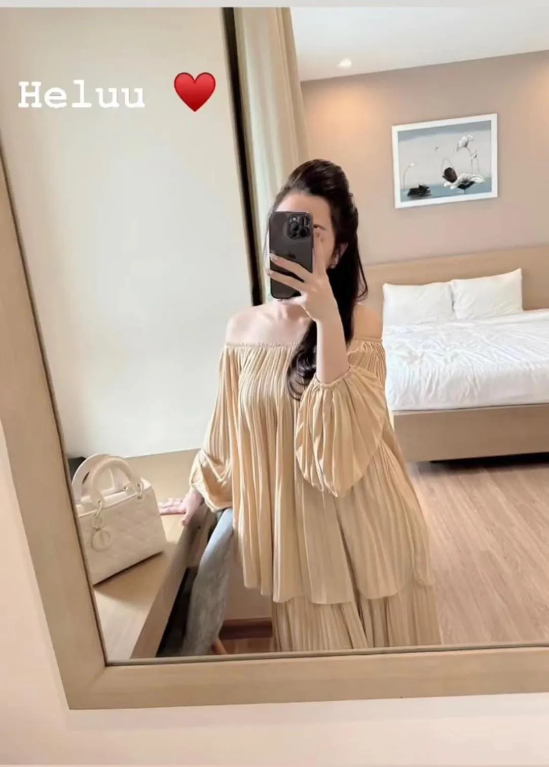 Bed in Green Pearl Villa Ha Long