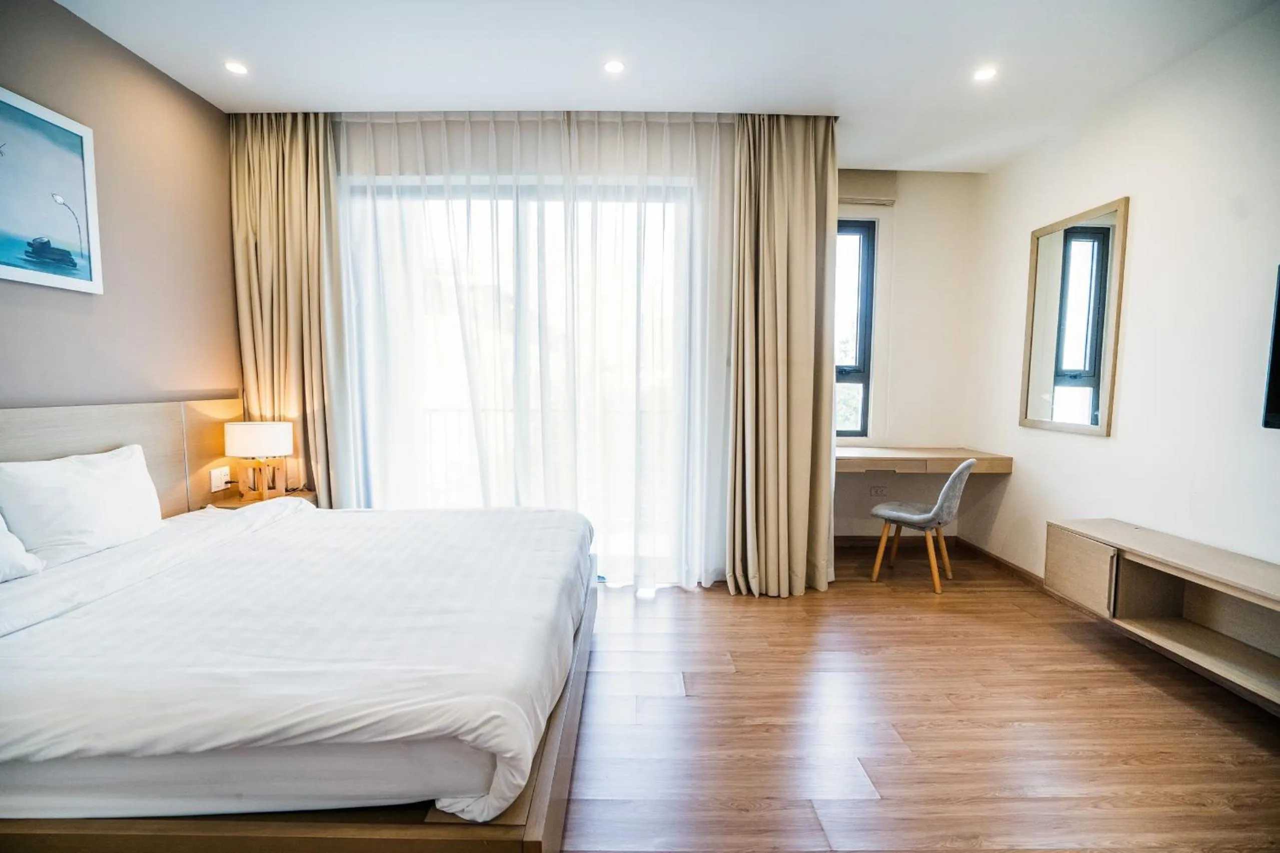 Bed in Green Pearl Villa Ha Long