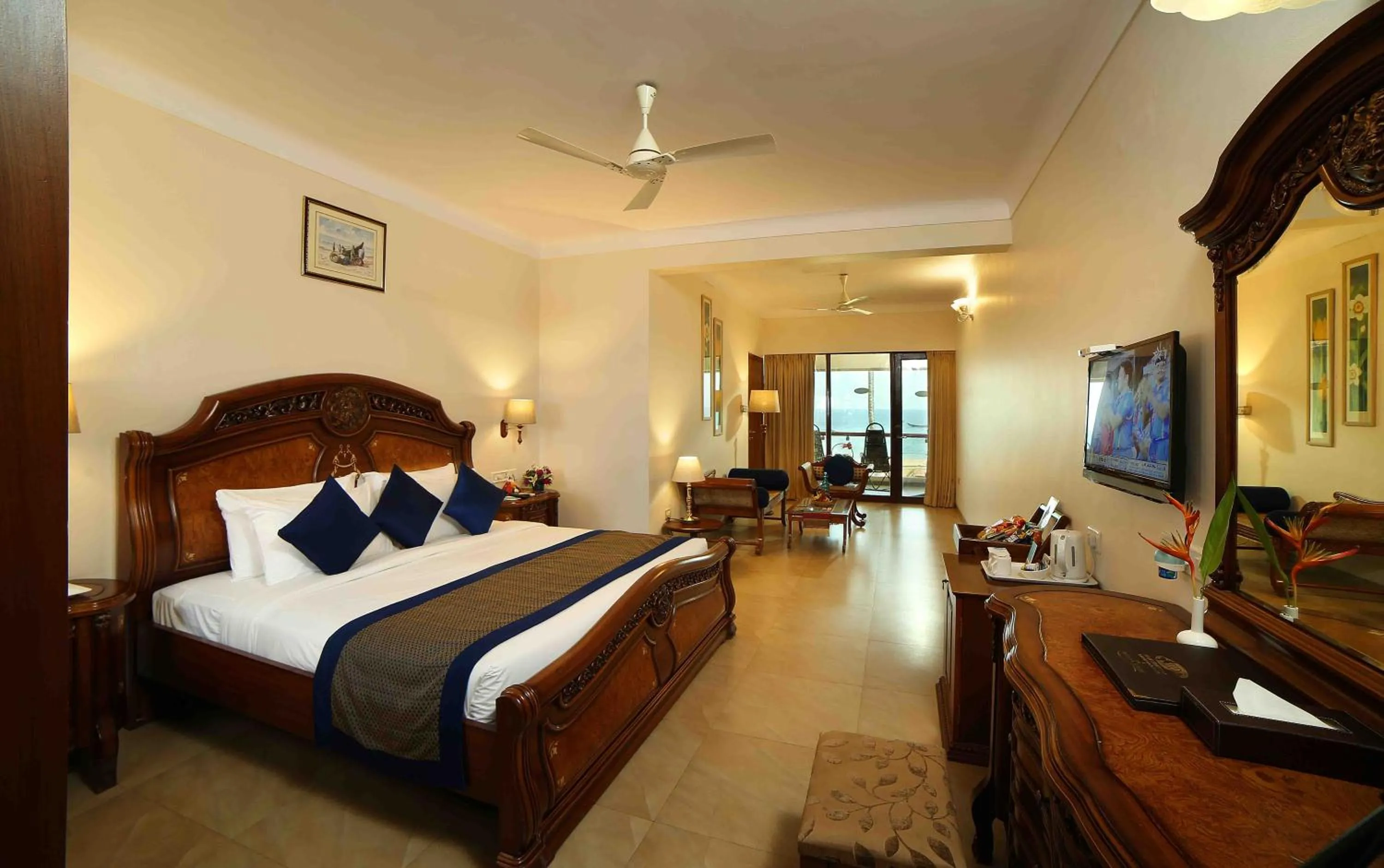 Photo of the whole room, Bed in Uday Samudra Leisure Beach Hotel & Spa