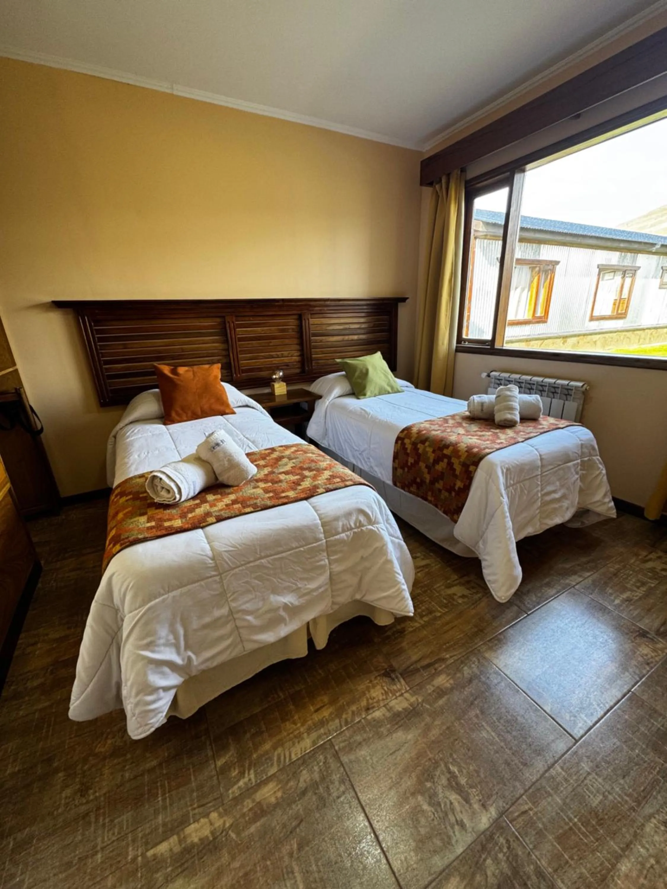 Bed in Patagonia Austral Suites