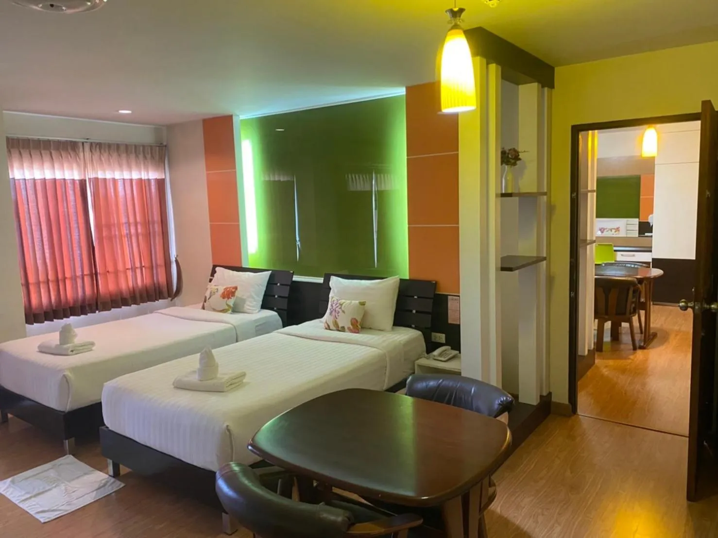 Bed in Kwanruen Resort