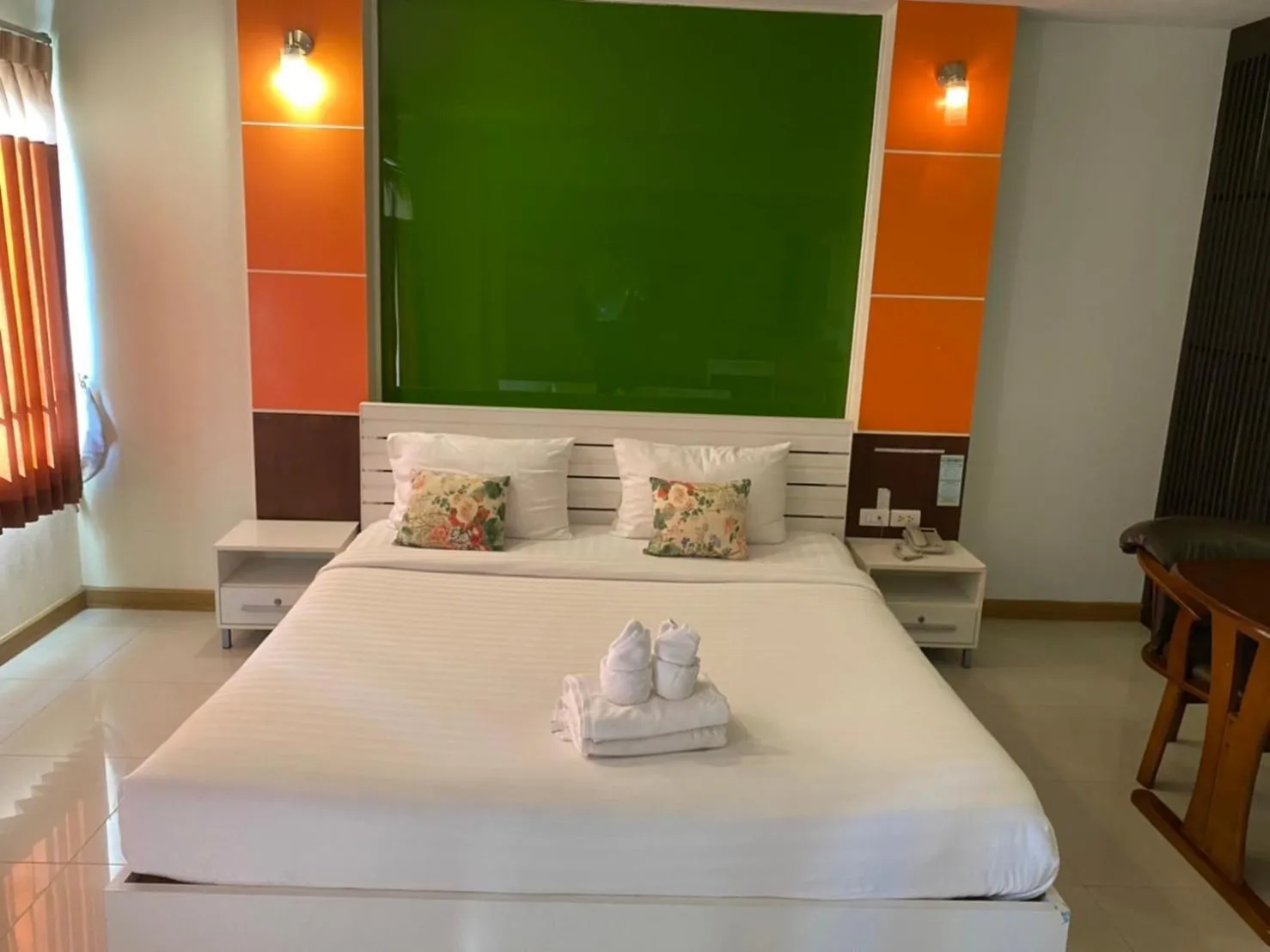 Bed in Kwanruen Resort