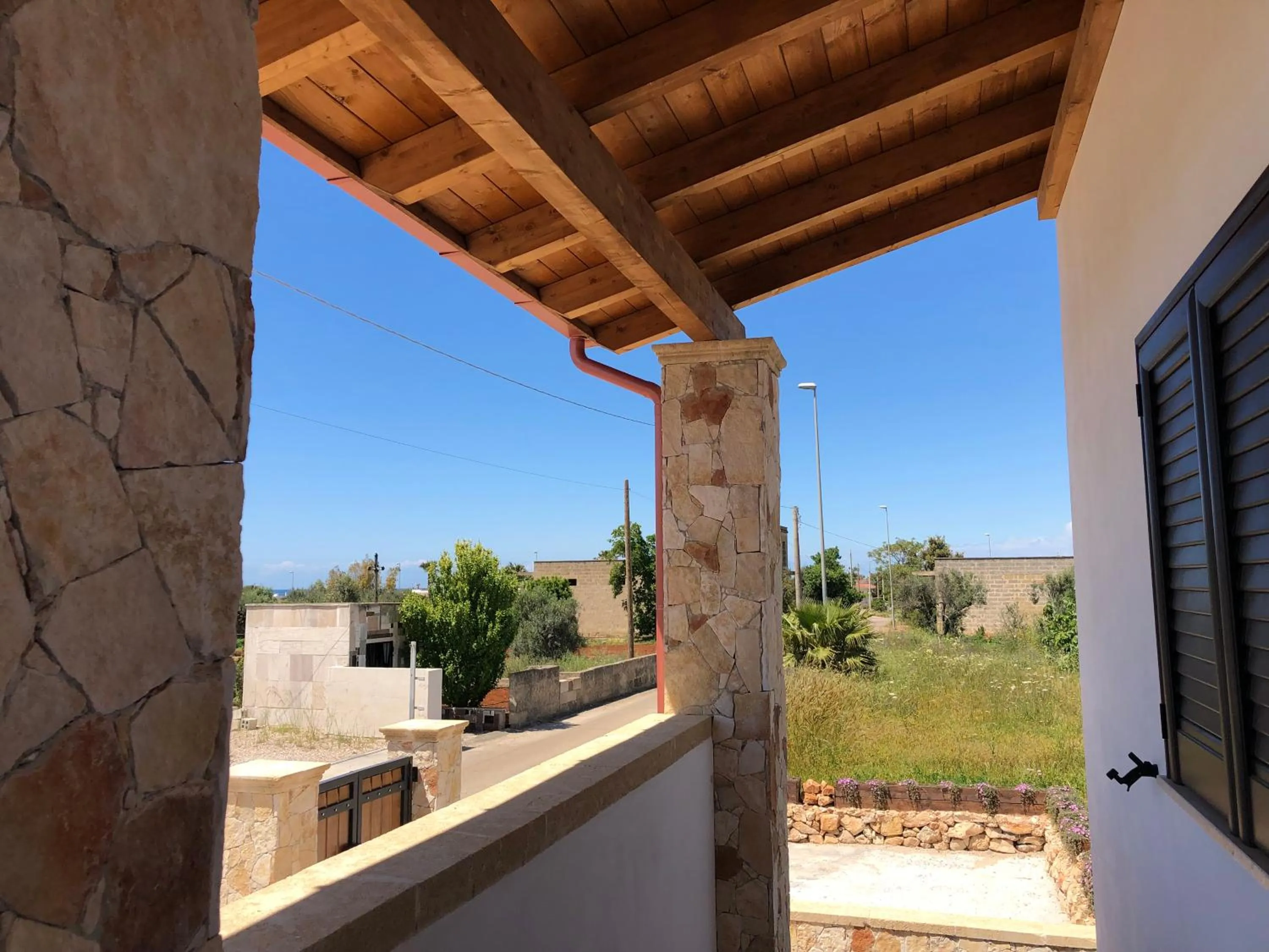 Balcony/Terrace in Krasì B&B