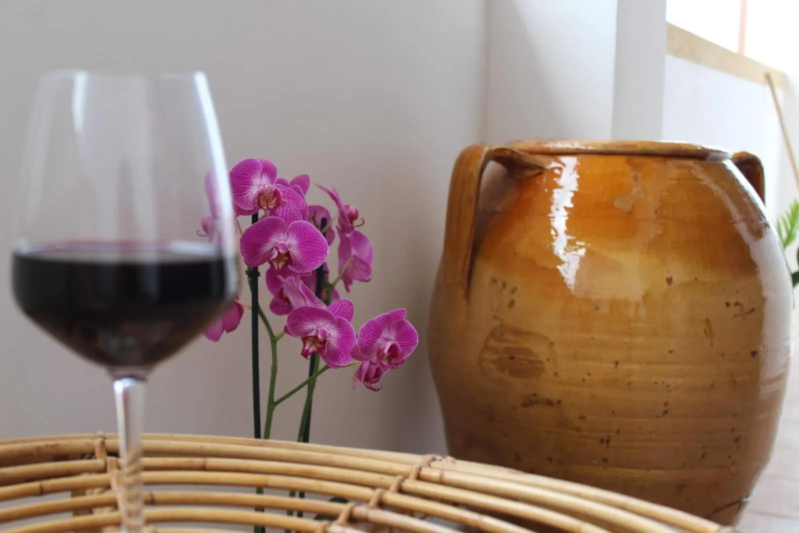 Seating area in Krasì B&B