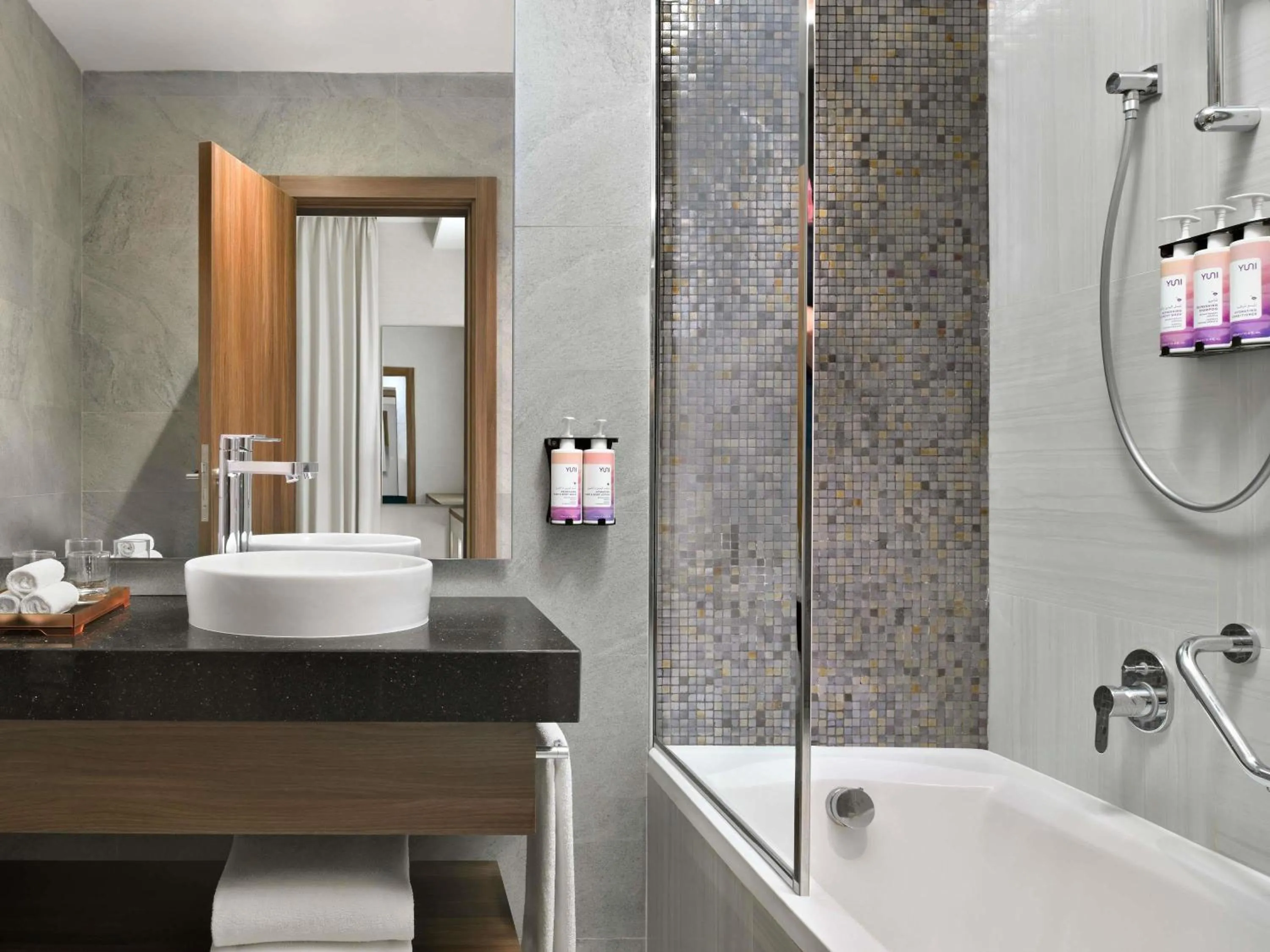 Bedroom in Mövenpick Hotel Apartments Downtown Dubai