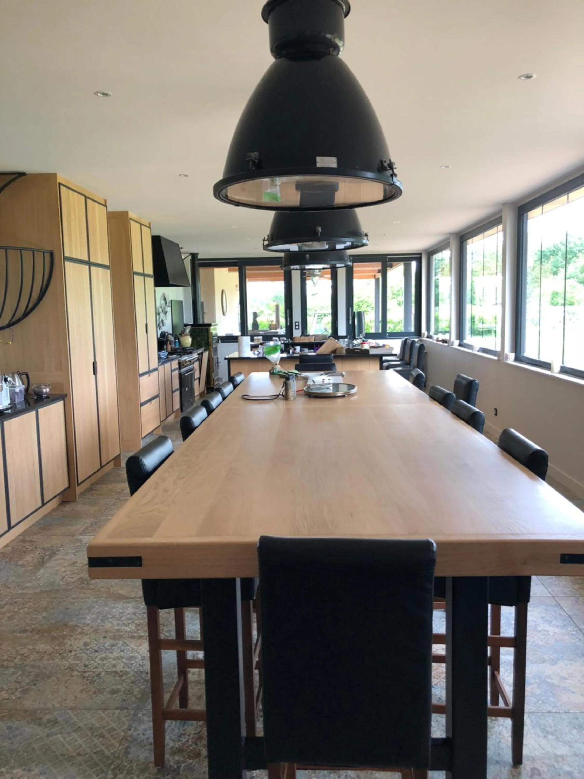 Dining area in ORANGERIE de CHATEL-Selection FIGARO & ELLE Magazine