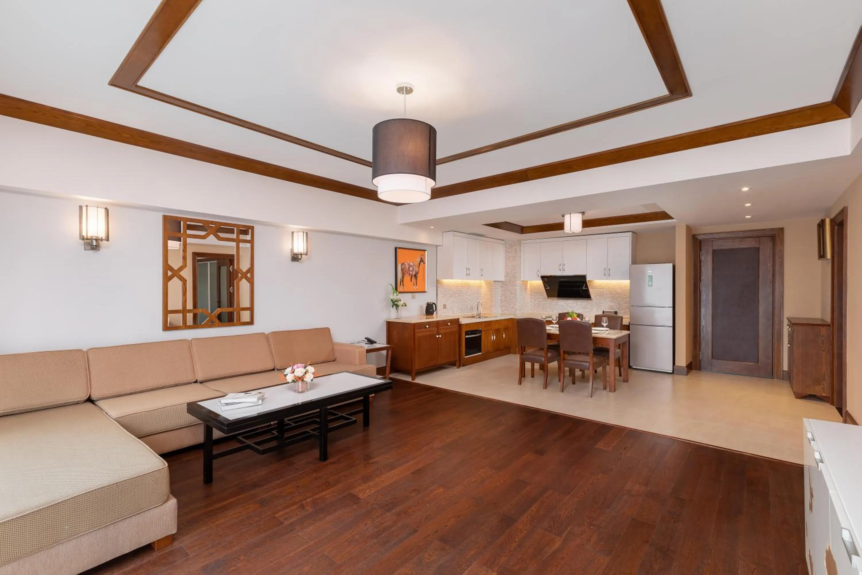 Living room in Kantharyar Serviced Apartment