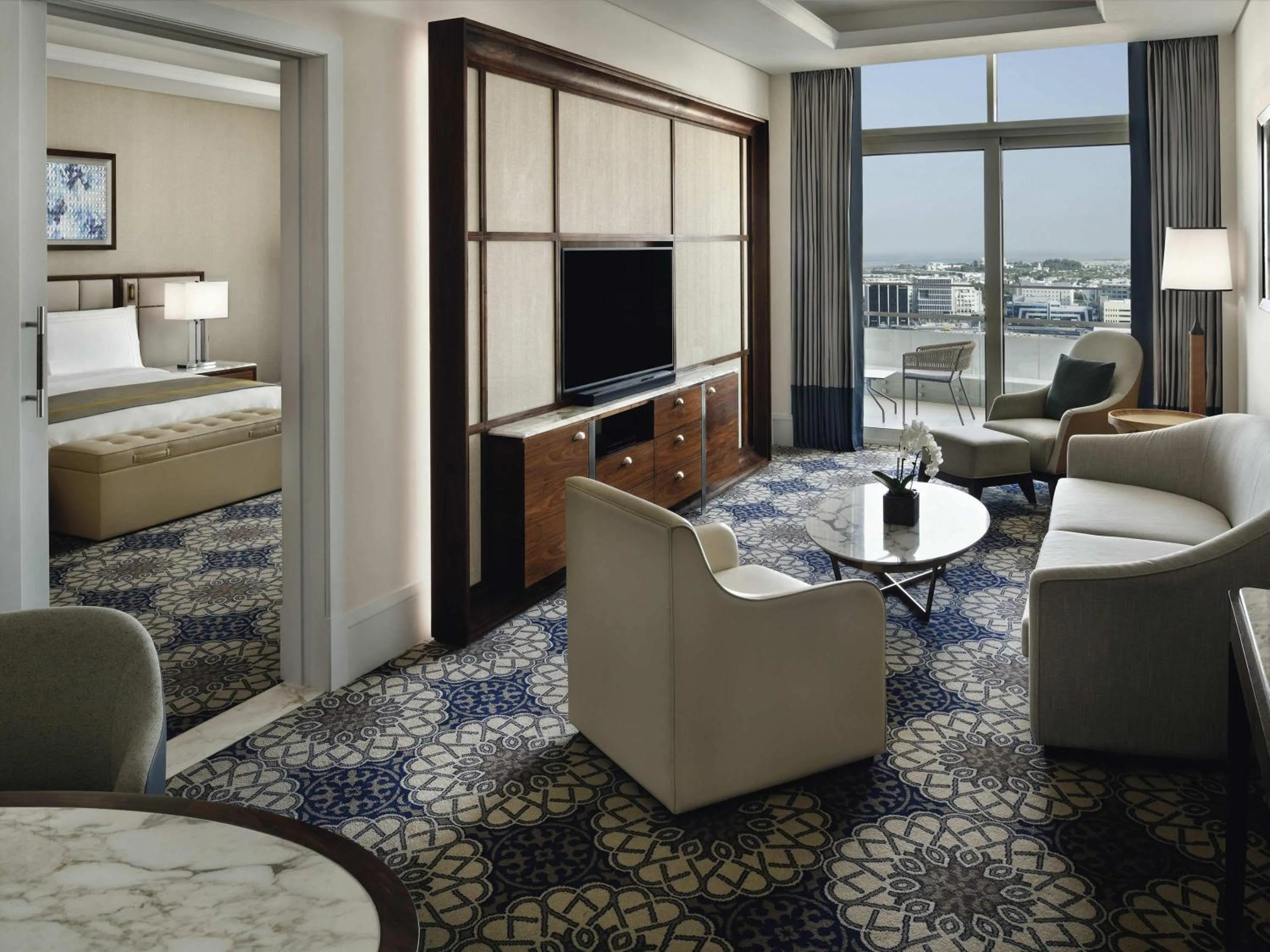 Bedroom, Bed in Grand Plaza Mövenpick Media City