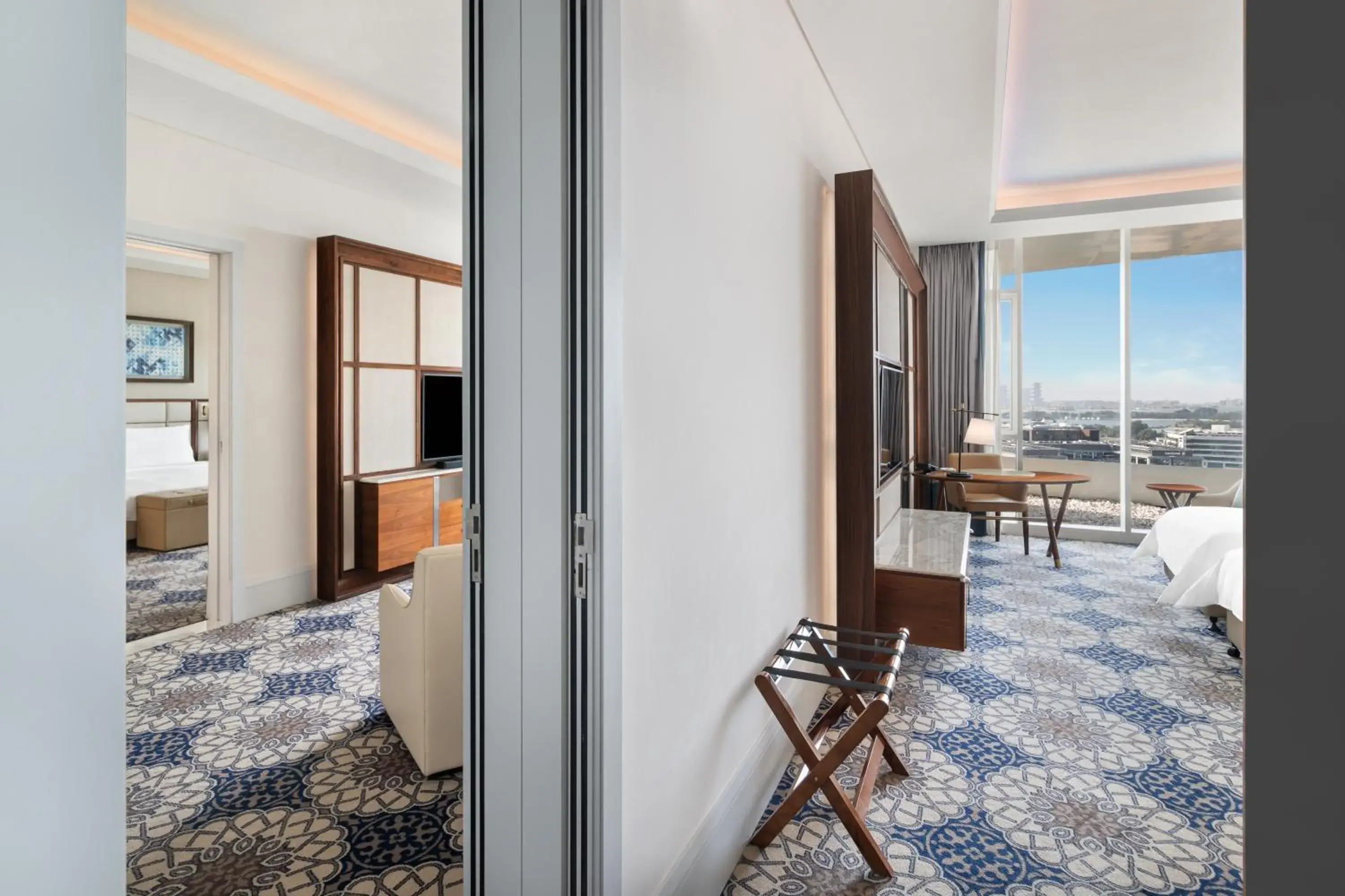 Family Room - Two Connecting Rooms, Lounge Access, Breakfast, Evening drinks and Canapés in Grand Plaza Mövenpick Family Room - Two Connecting Rooms, Lounge Access, Breakfast, Evening drinks and Canapés in Grand Plaza Mövenpick