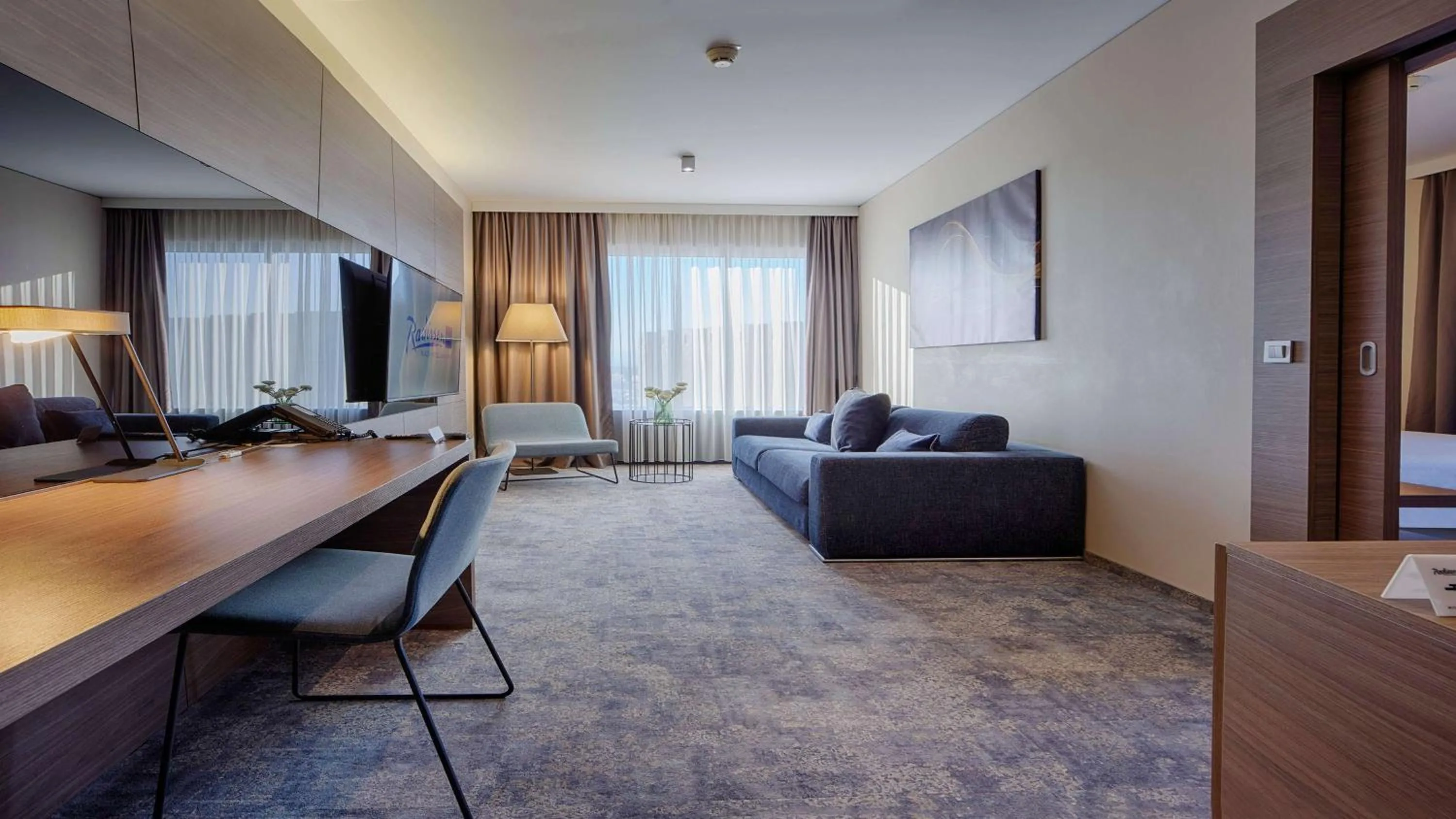 Photo of the whole room in Radisson Blu Plaza Hotel Ljubljana