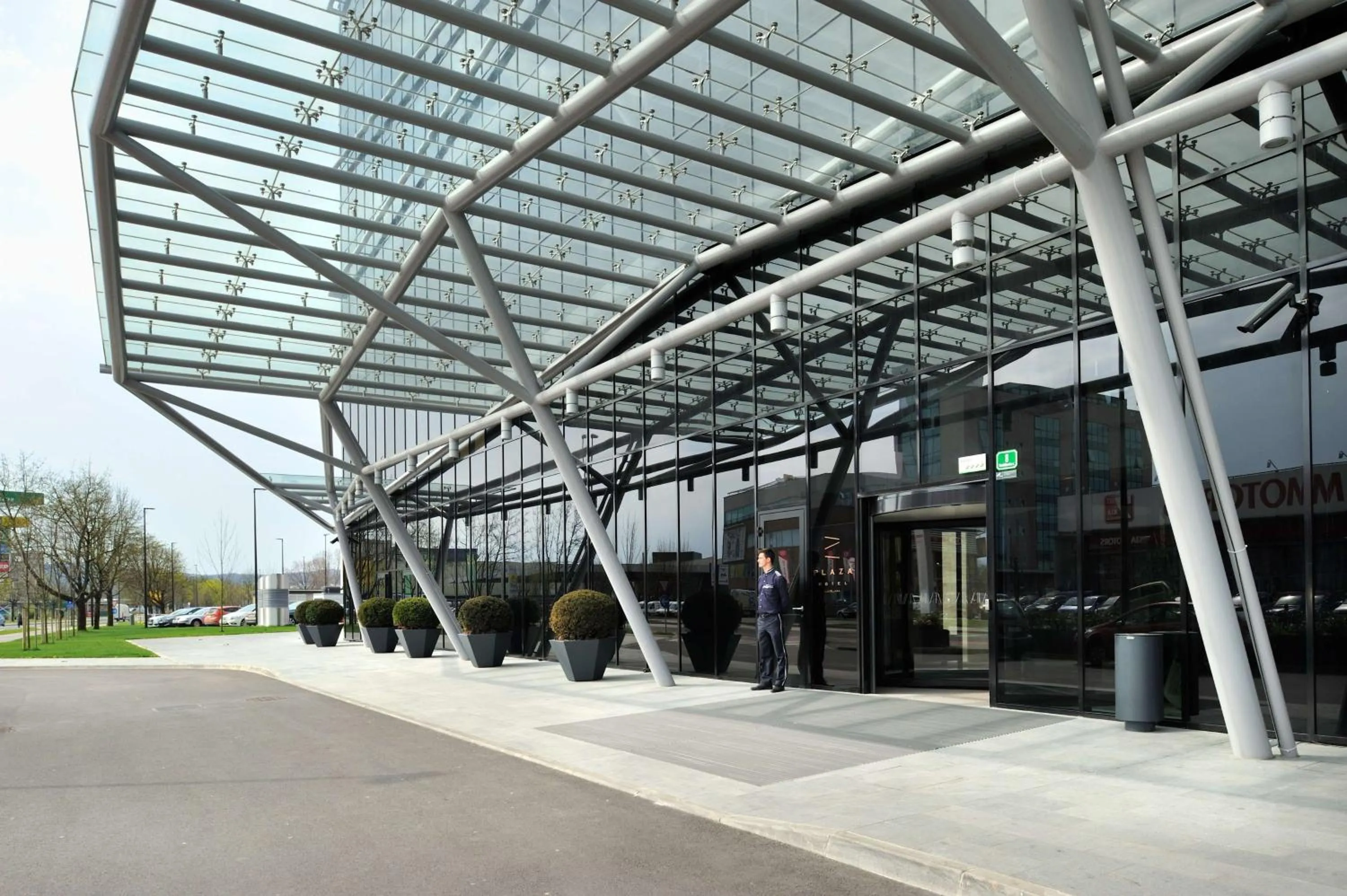 Property building in Radisson Blu Plaza Hotel Ljubljana