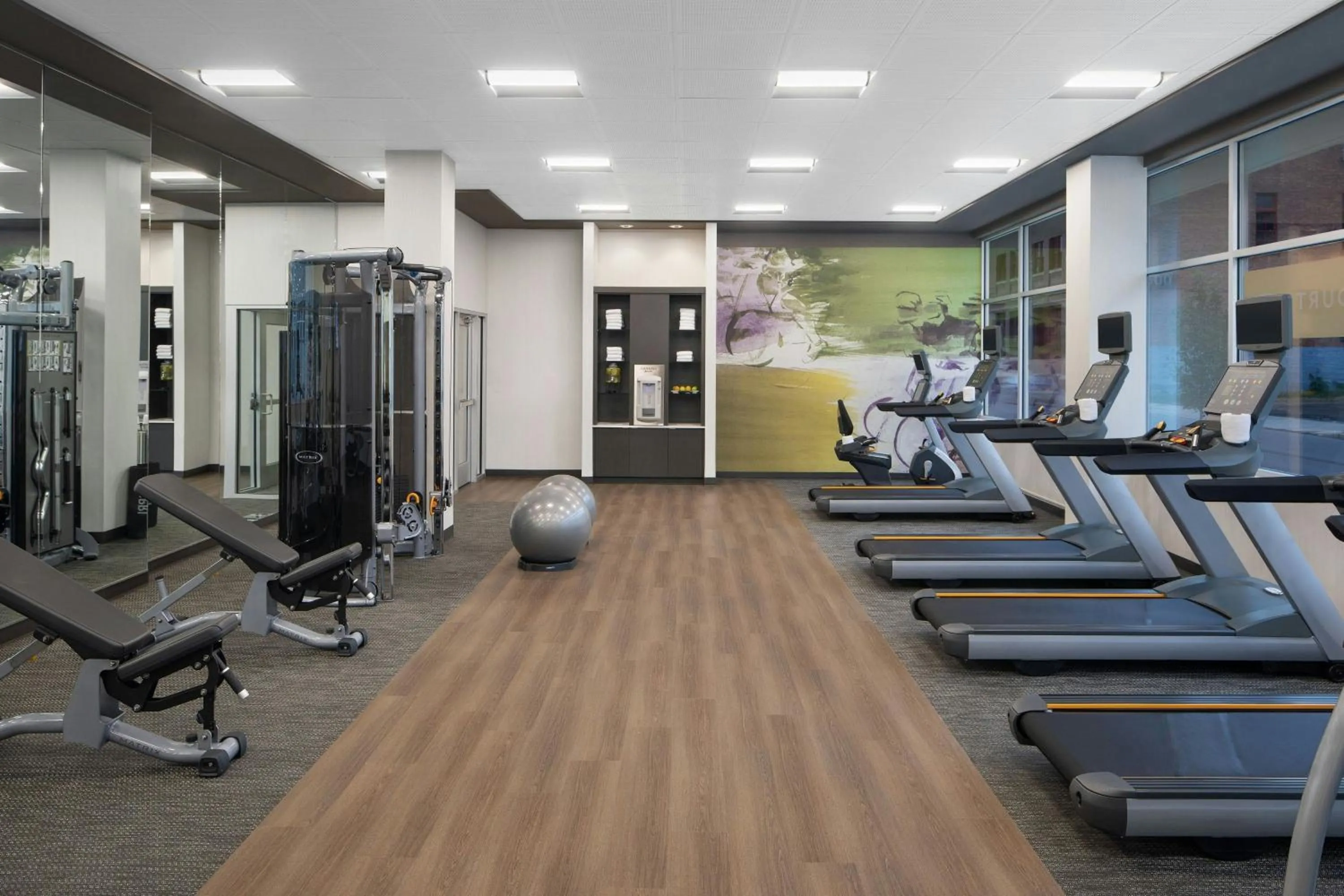 Fitness centre/facilities in Courtyard by Marriott Albany Troy/Waterfront