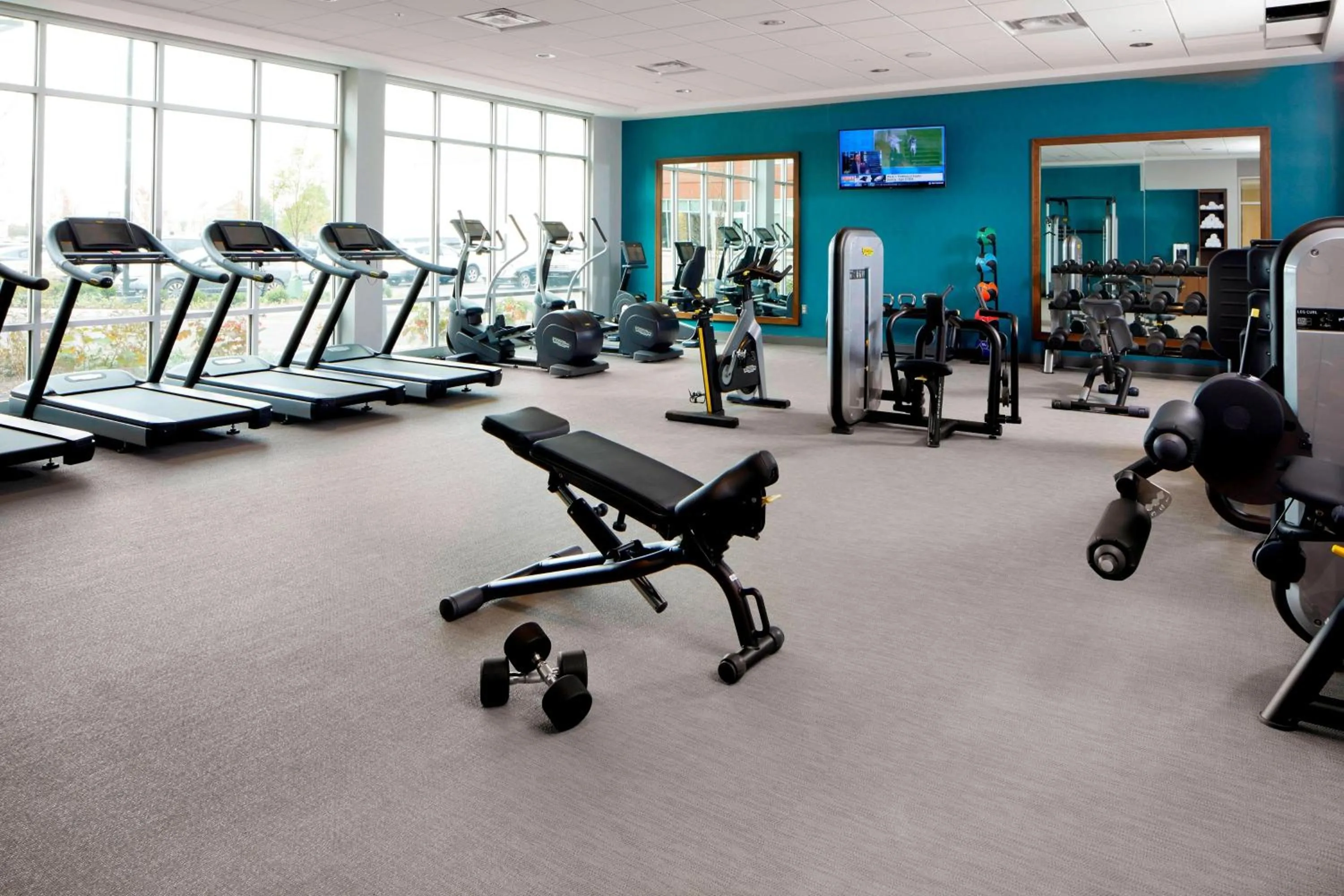 Fitness centre/facilities in SpringHill Suites by Marriott Columbus Easton Area