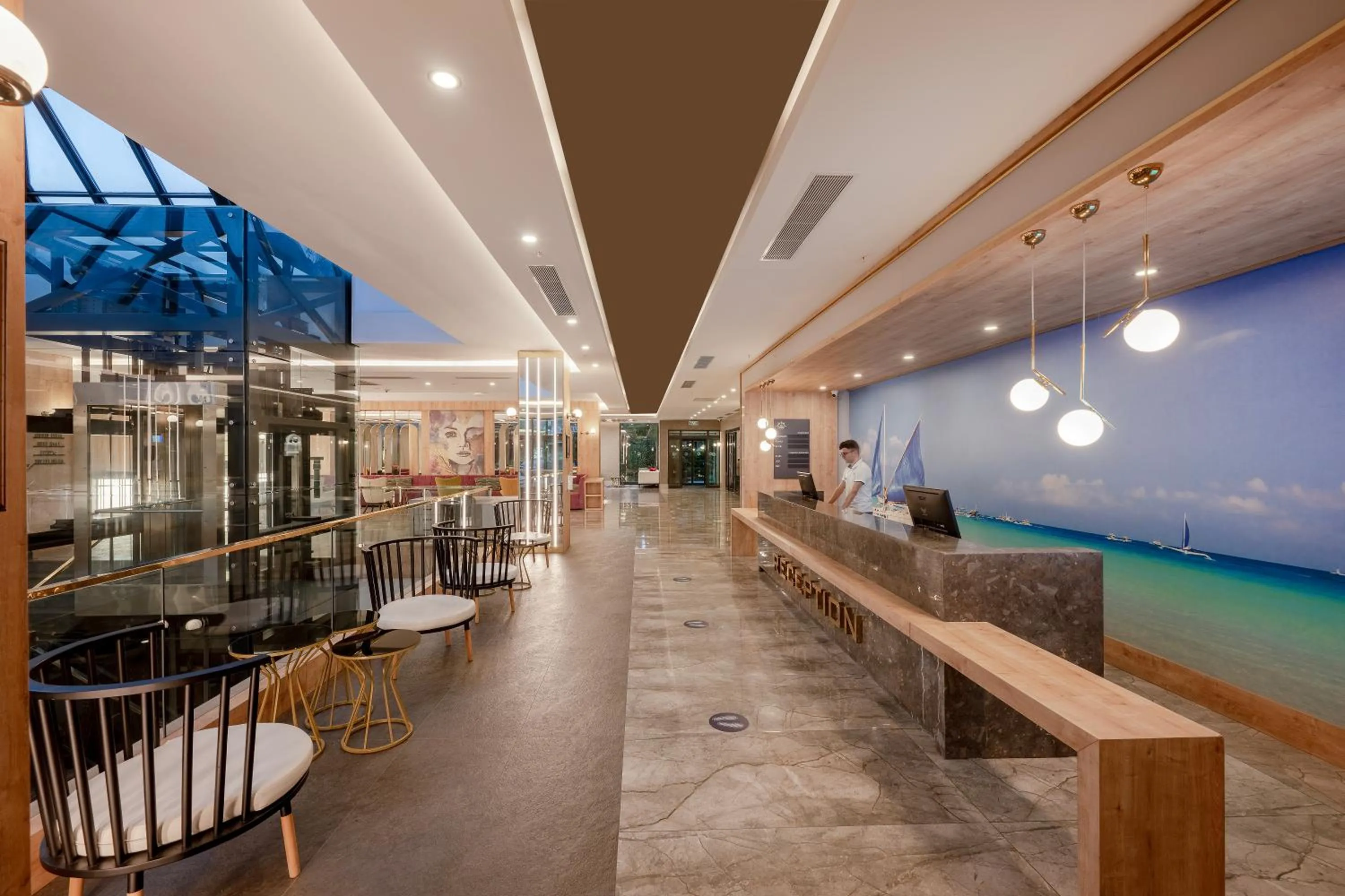 Lobby or reception in Sailor's Beach Club