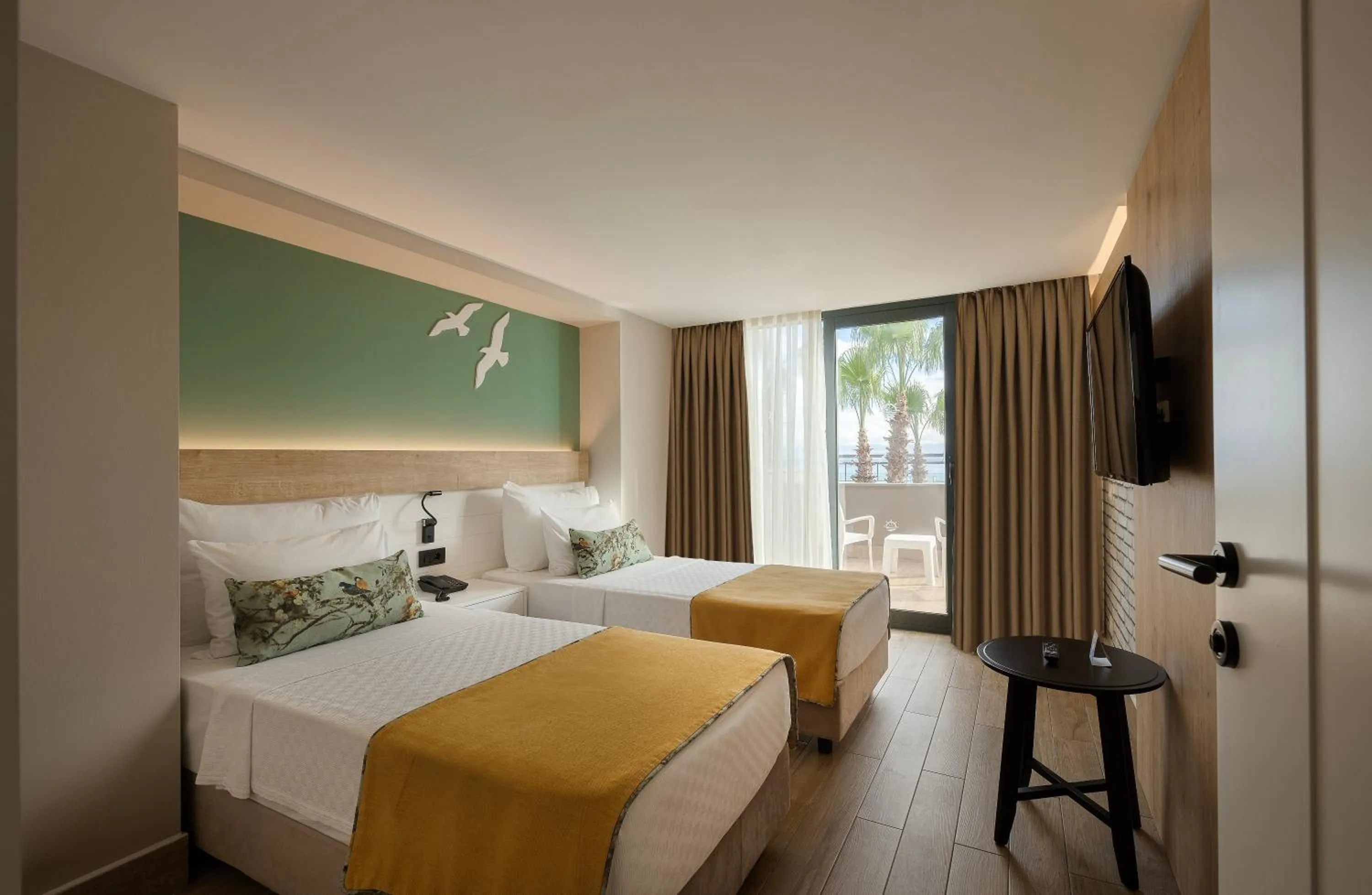 Bed in Sailor's Beach Club