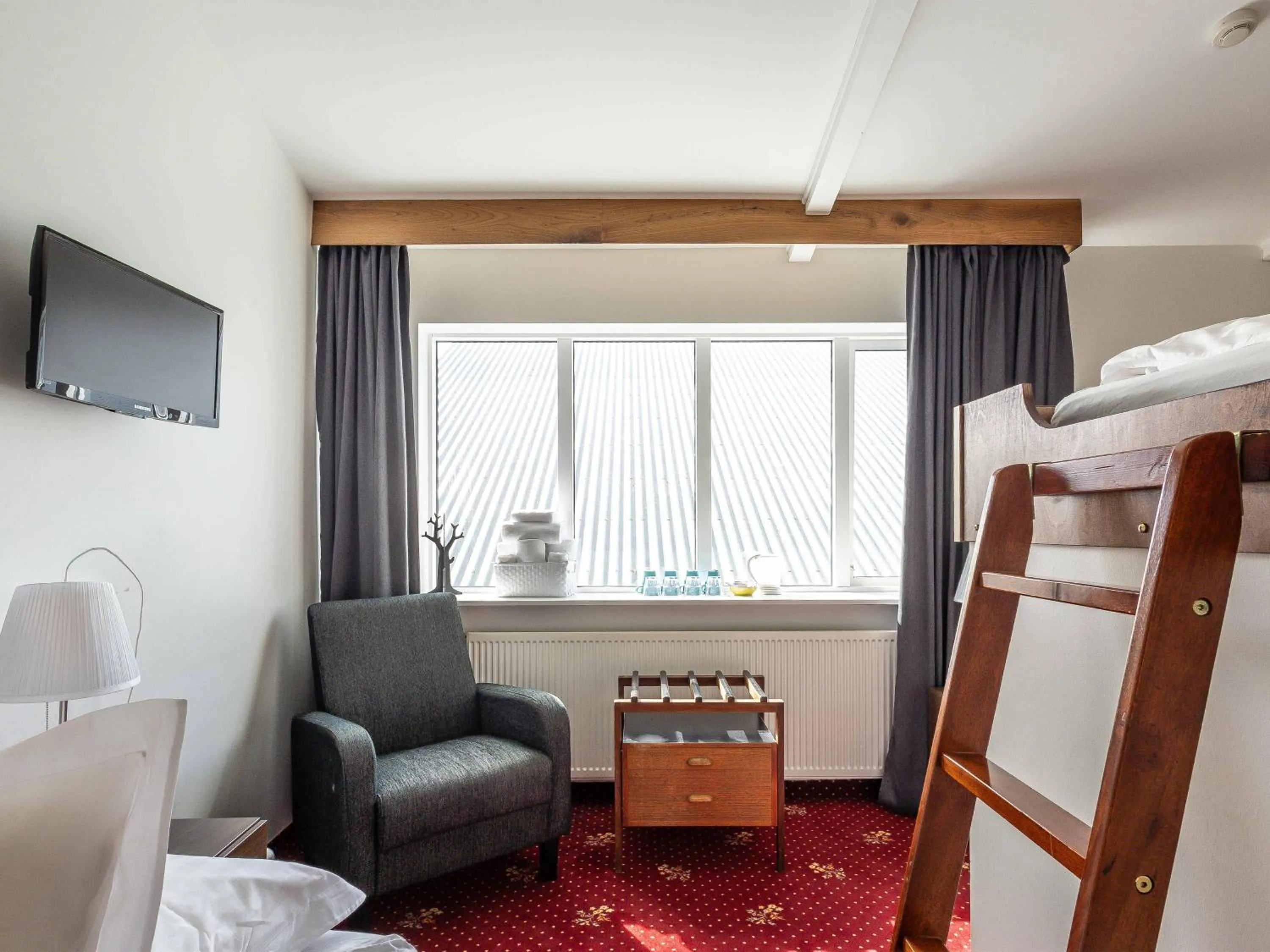 Bed in Hótel Húsavík