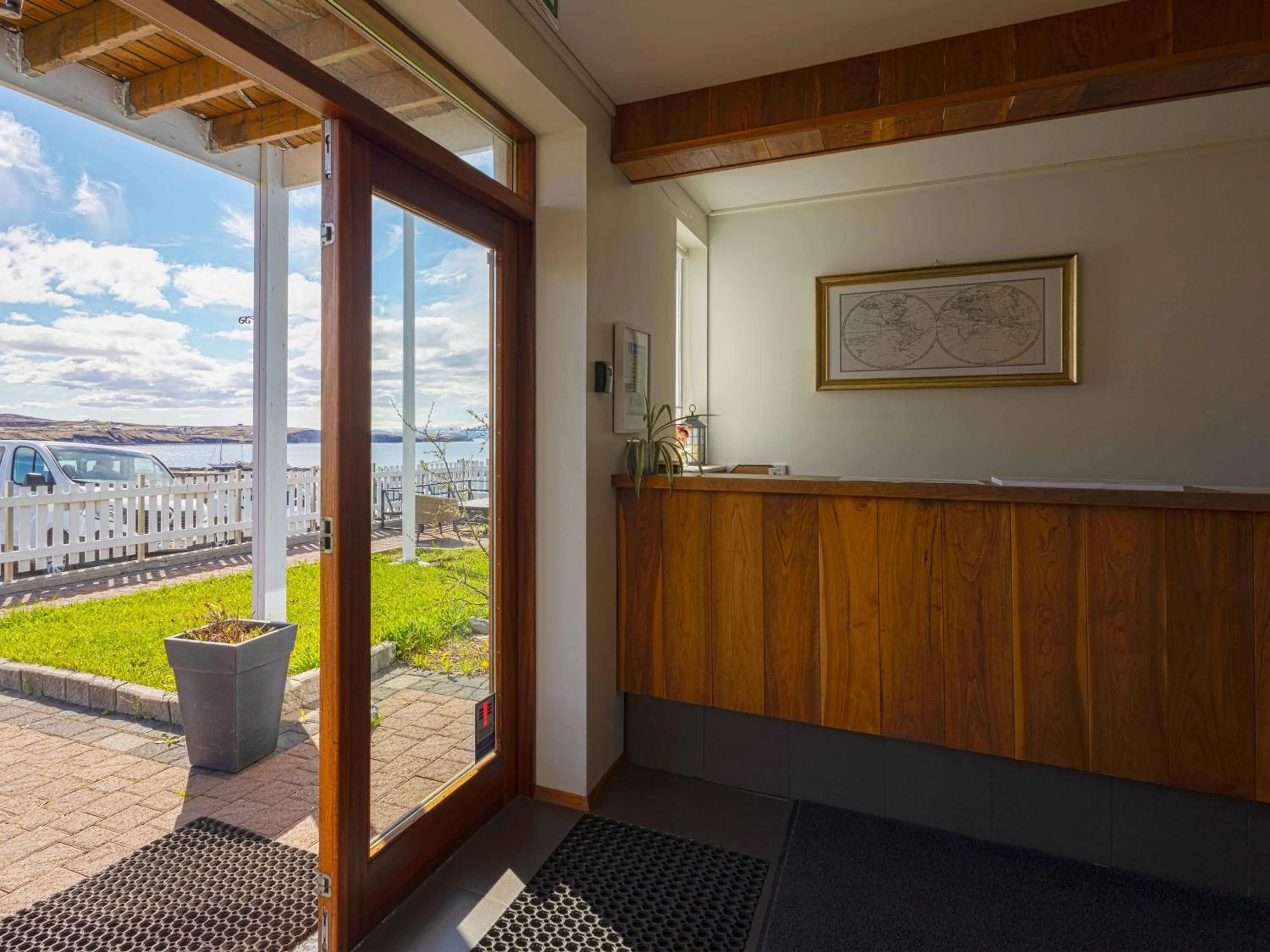 Facade/entrance in Hótel Húsavík