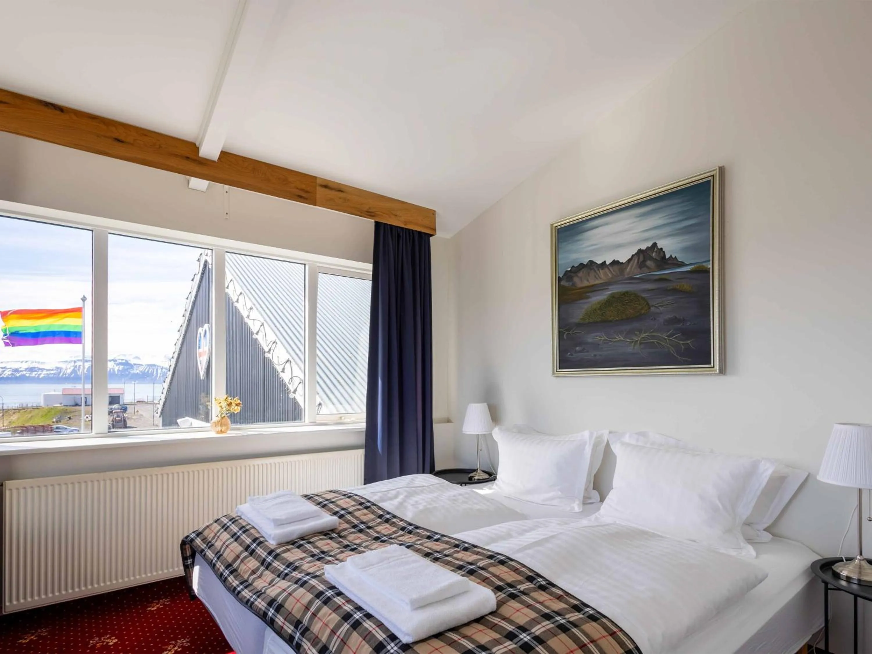 Bed in Hótel Húsavík